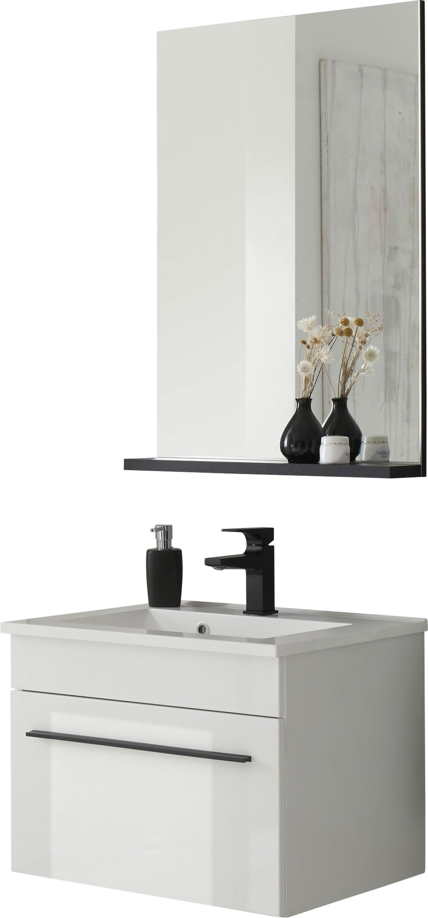 Image of Home affaire Badmöbel-Set "Cantara, Bad im modernen Design, 2-teiliges Badezimmer" Set, 2 Stk. tlg.