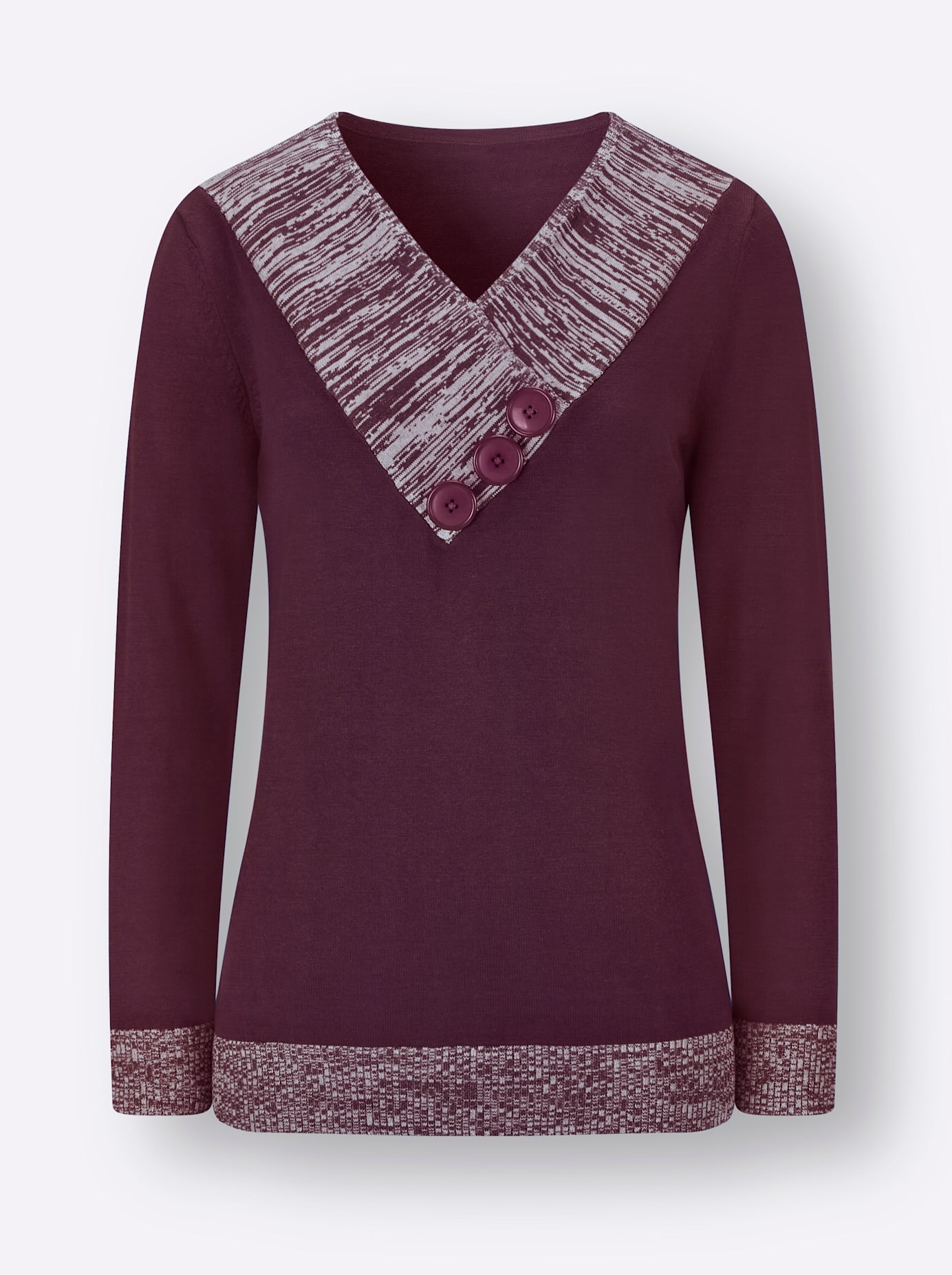 Classic Basics Pull en tricot »Langarm-Pullover«