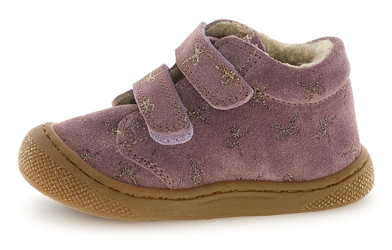 Naturino Chaussures de marche »Cocoon Wide«  chaussure pieds nus, chaussure à scratch forme large, gabarit de taille à télécharger