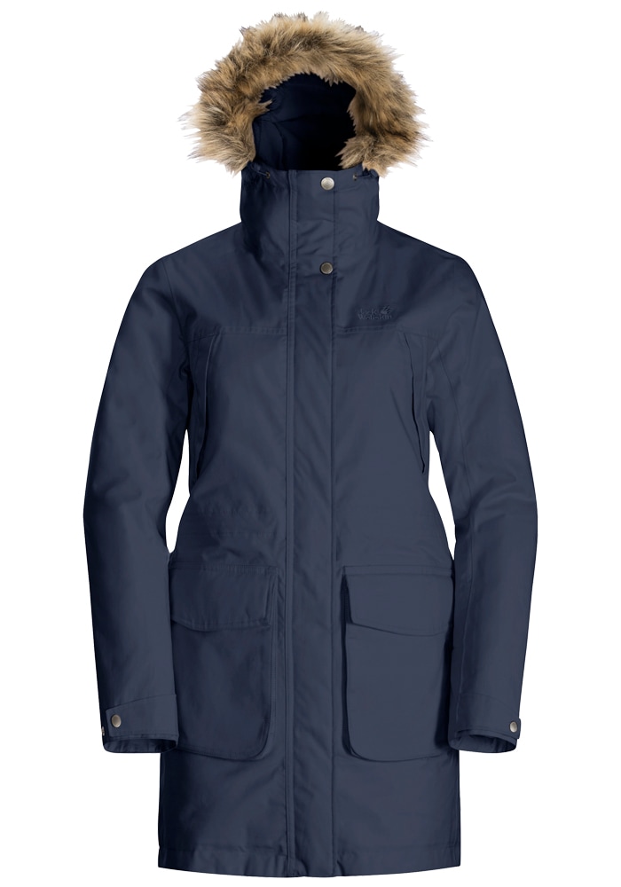 Jack Wolfskin Funktionsparka »WINTERFROST INS PARKA W«, mit Kapuze