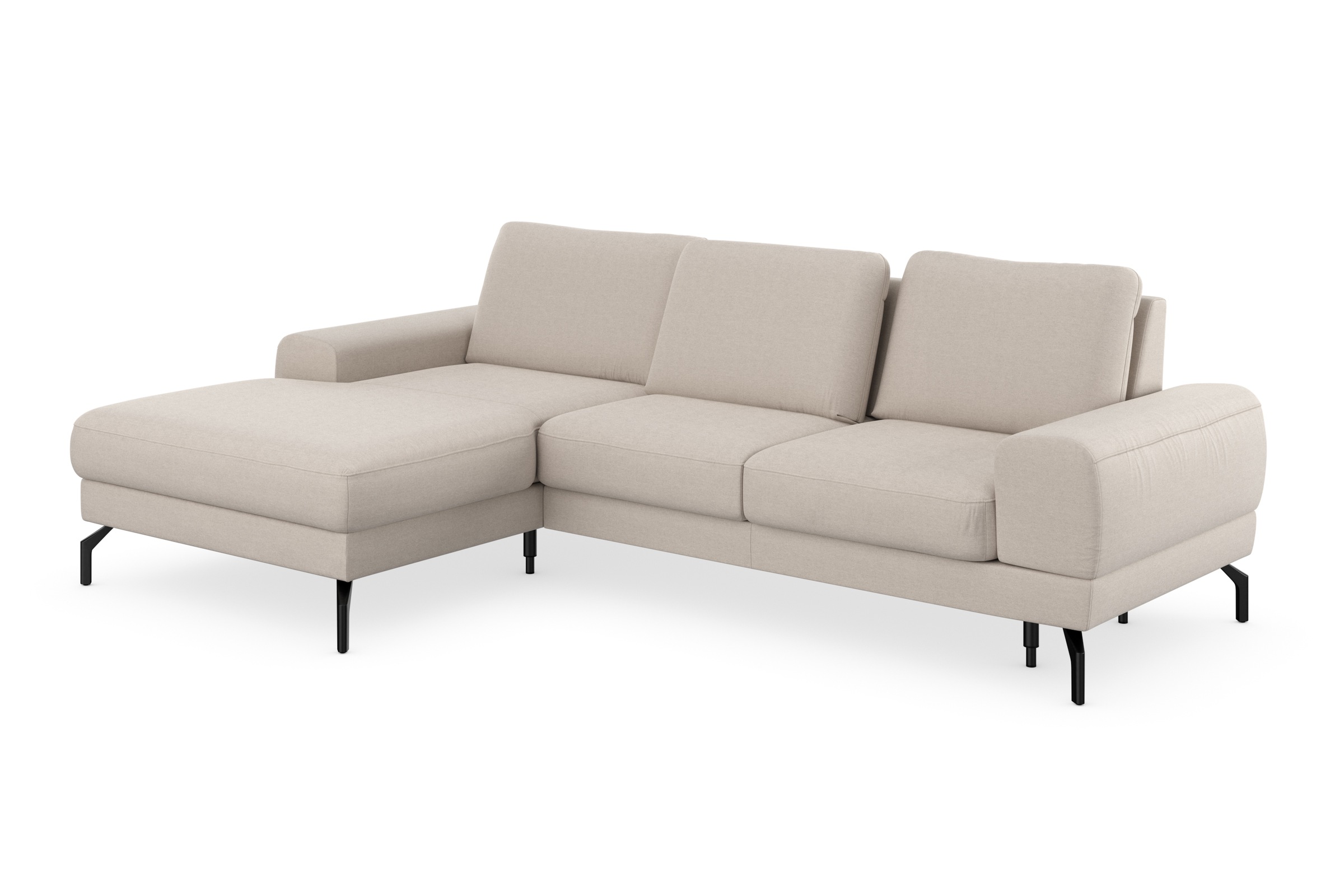 sit&more Ecksofa »Cinturo L-Form« inklusive Sitztiefenverstellung und Federkern, Sitzhöhe 48 cm