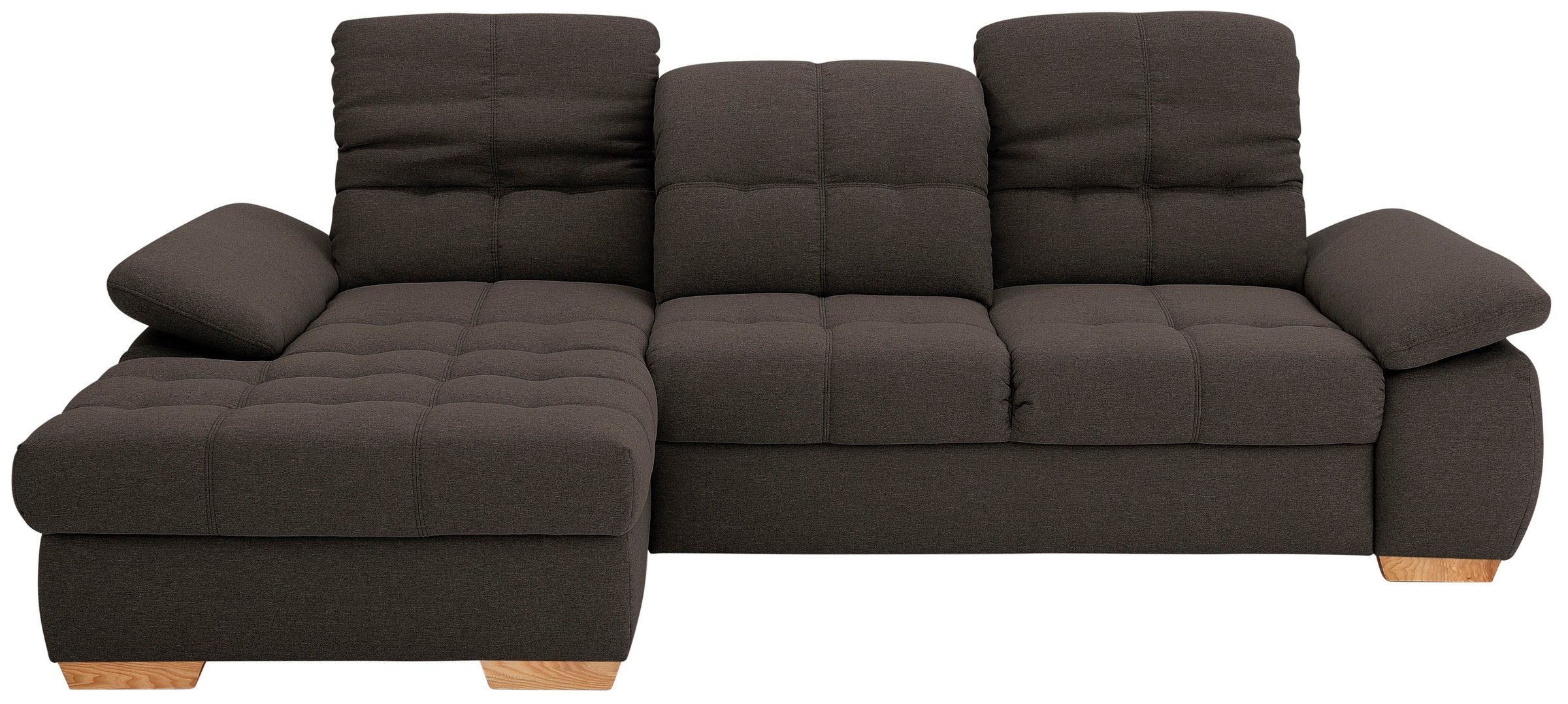 Image of Home affaire Ecksofa »Lotus Home«, incl. Sitztiefenverstellung, wahlweise mit Kopfteil- und Armlehnverstellung, Bettfunktion und Bettkasten bei Ackermann Versand Schweiz