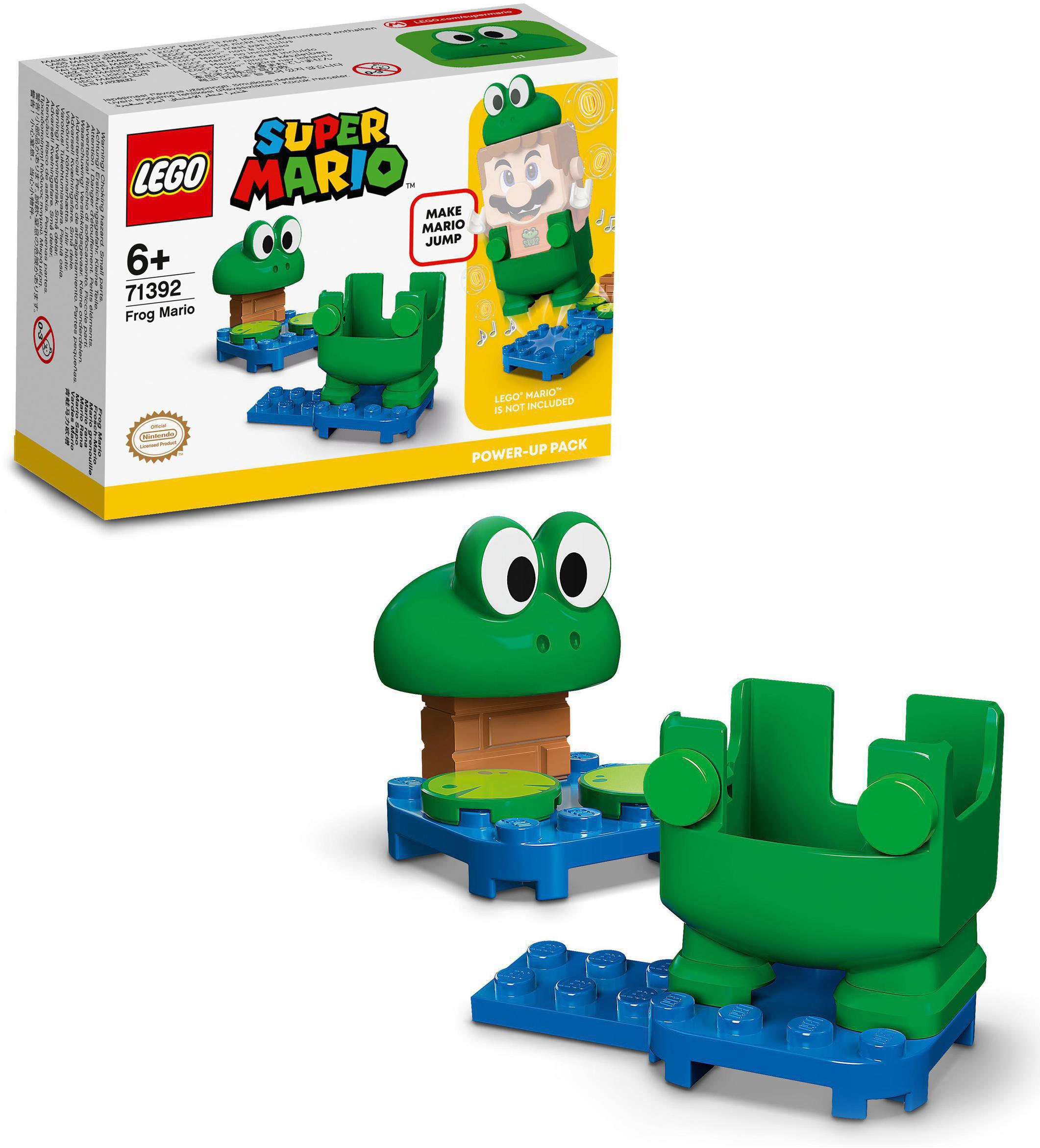 Image of LEGO® Konstruktionsspielsteine »Frosch-Mario Anzug (71392), LEGO® Super Mario«, (11 St.), Made in Europe bei Ackermann Versand Schweiz