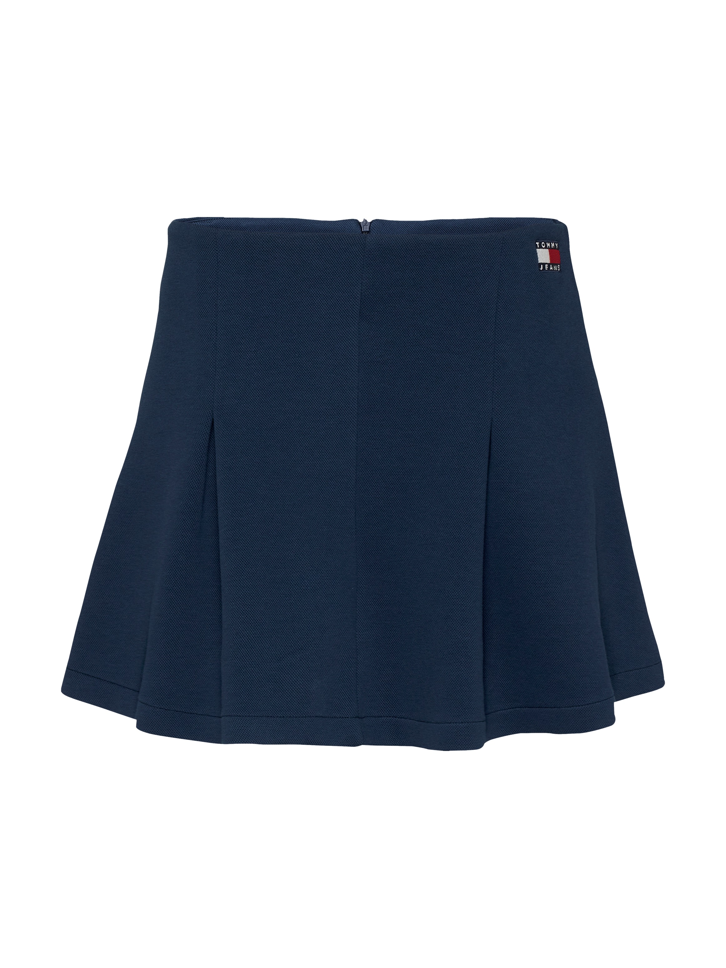 Tommy Jeans Minirock »TJW PIQUE BADGE F&F SKIRT EXT«, mit Logo-Badge, Pique-Qualität, Fit & Flare