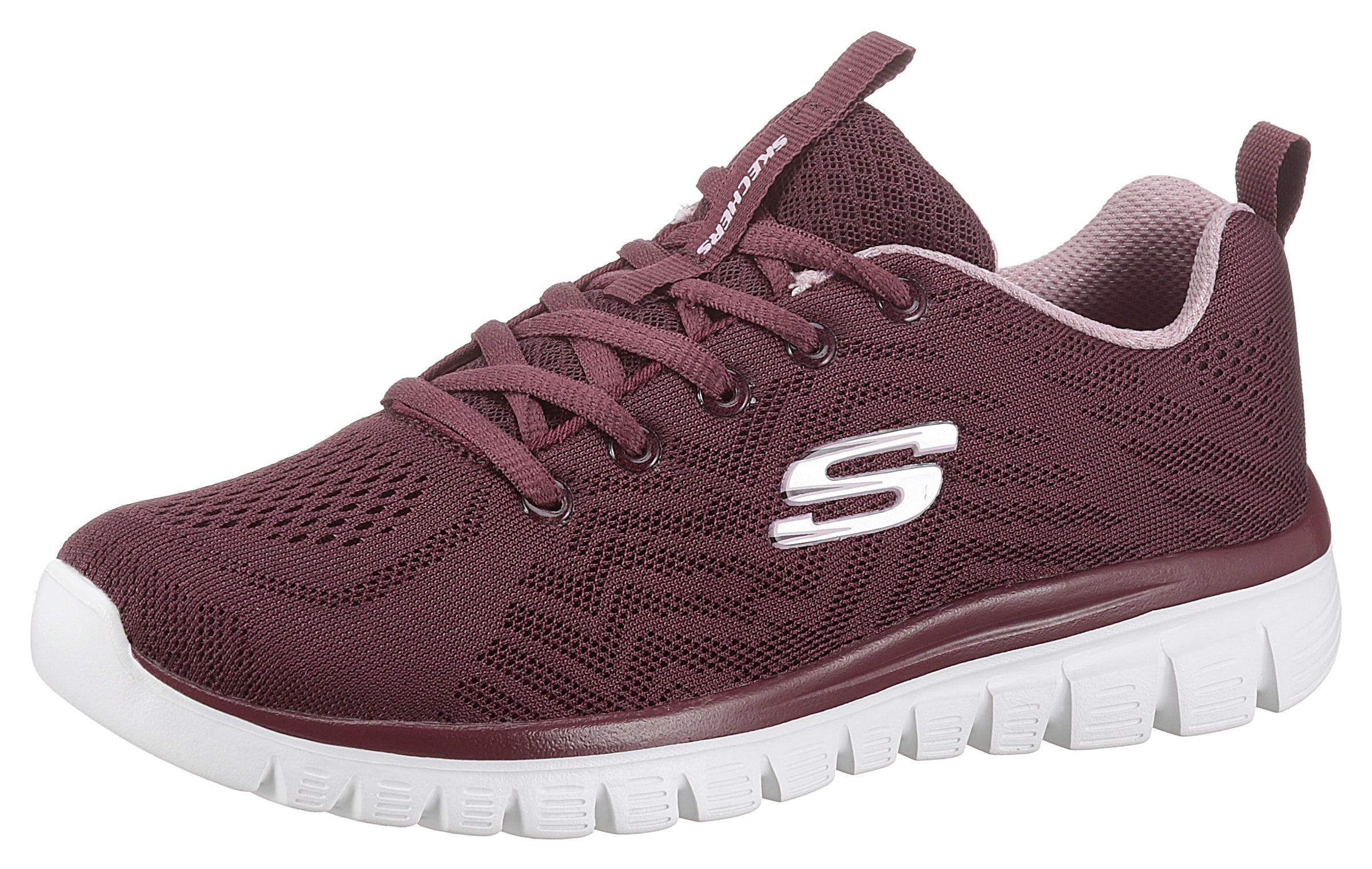 Skechers Sneaker »Graceful - Get Connected«, Freizeitschuh, Halbschuh, Schnürschuh mit Memory Foam