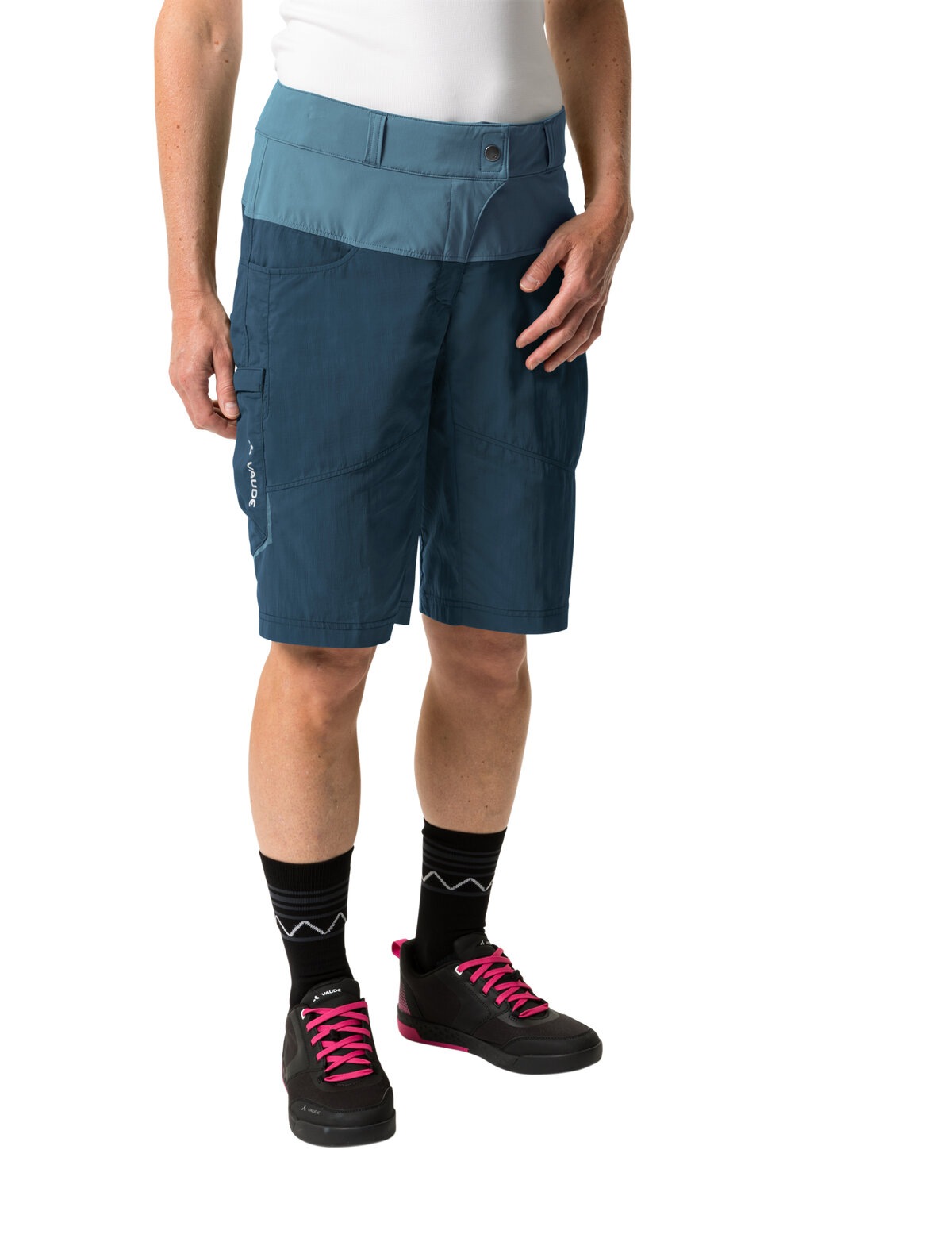 Image of VAUDE Fahrradhose "Wo Qimsa Shorts" für sportliche Aktivitäten, bequemer Sitz