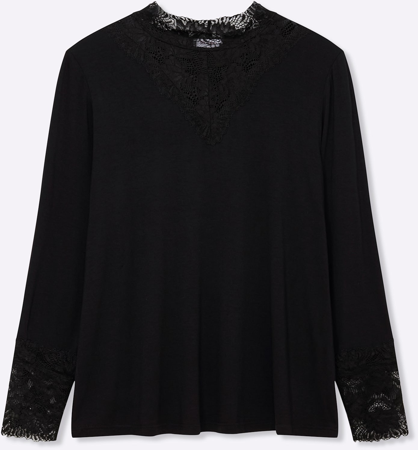 sheego by Joe Browns Stehkragenshirt »Shirt« 1 Stk. tlg.