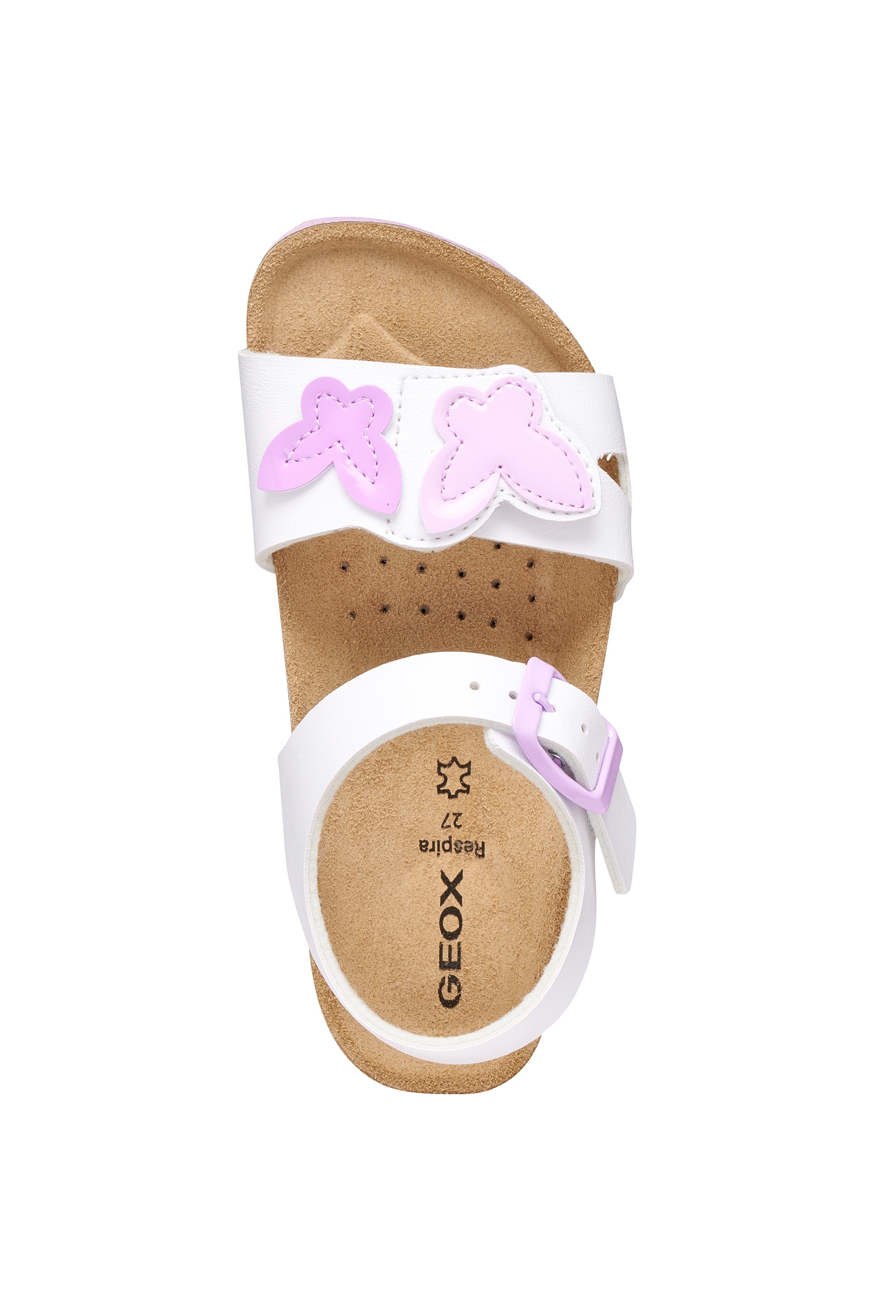 Geox Sandale »J ADRIEL GIRL«  Klettschuh mit Schnallenverschluss, Grössenschablone zum Download