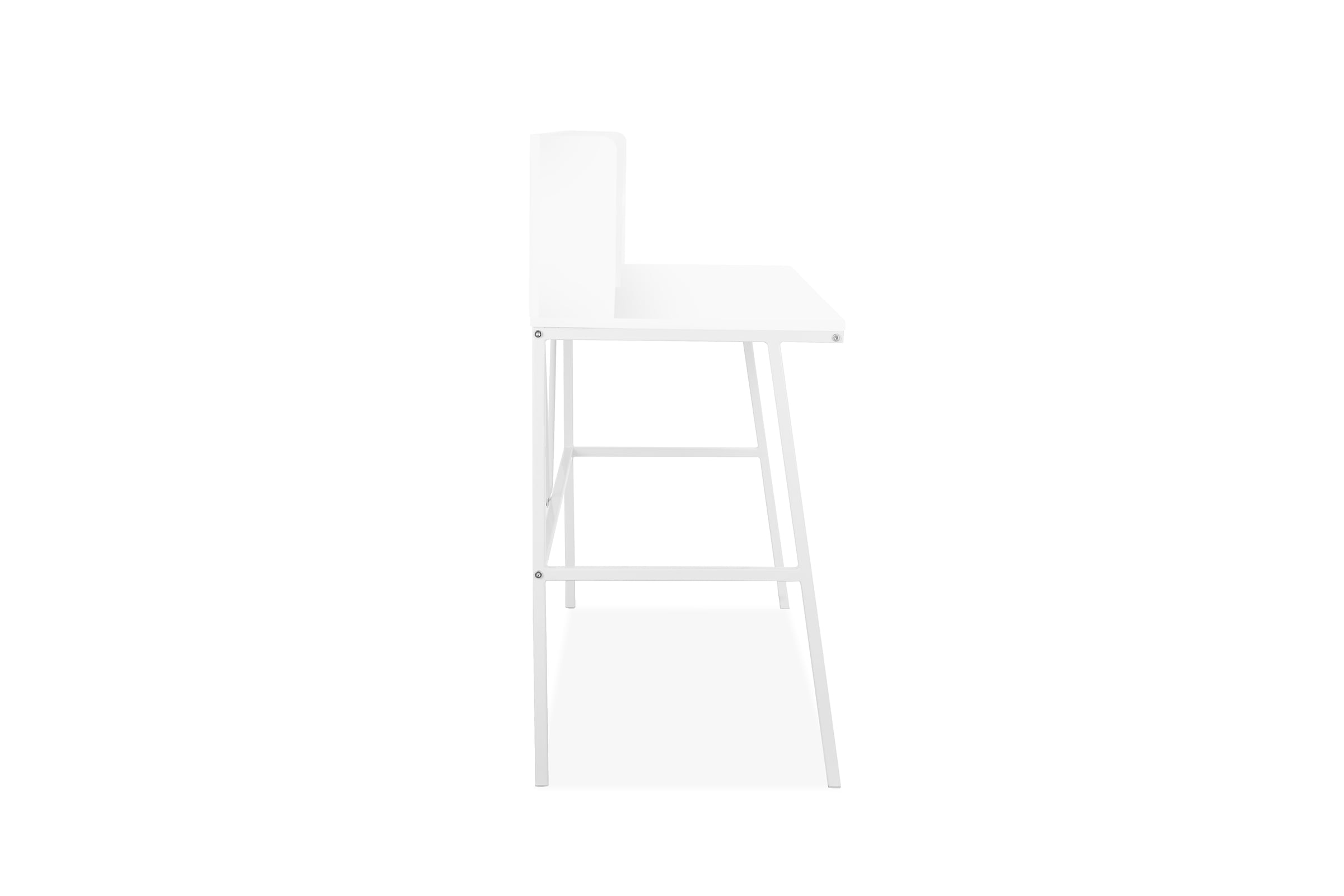 INOSIGN Schreibtisch »Jaxson«, (1 St.), weisses Gestell aus Metall, Breite 120 cm