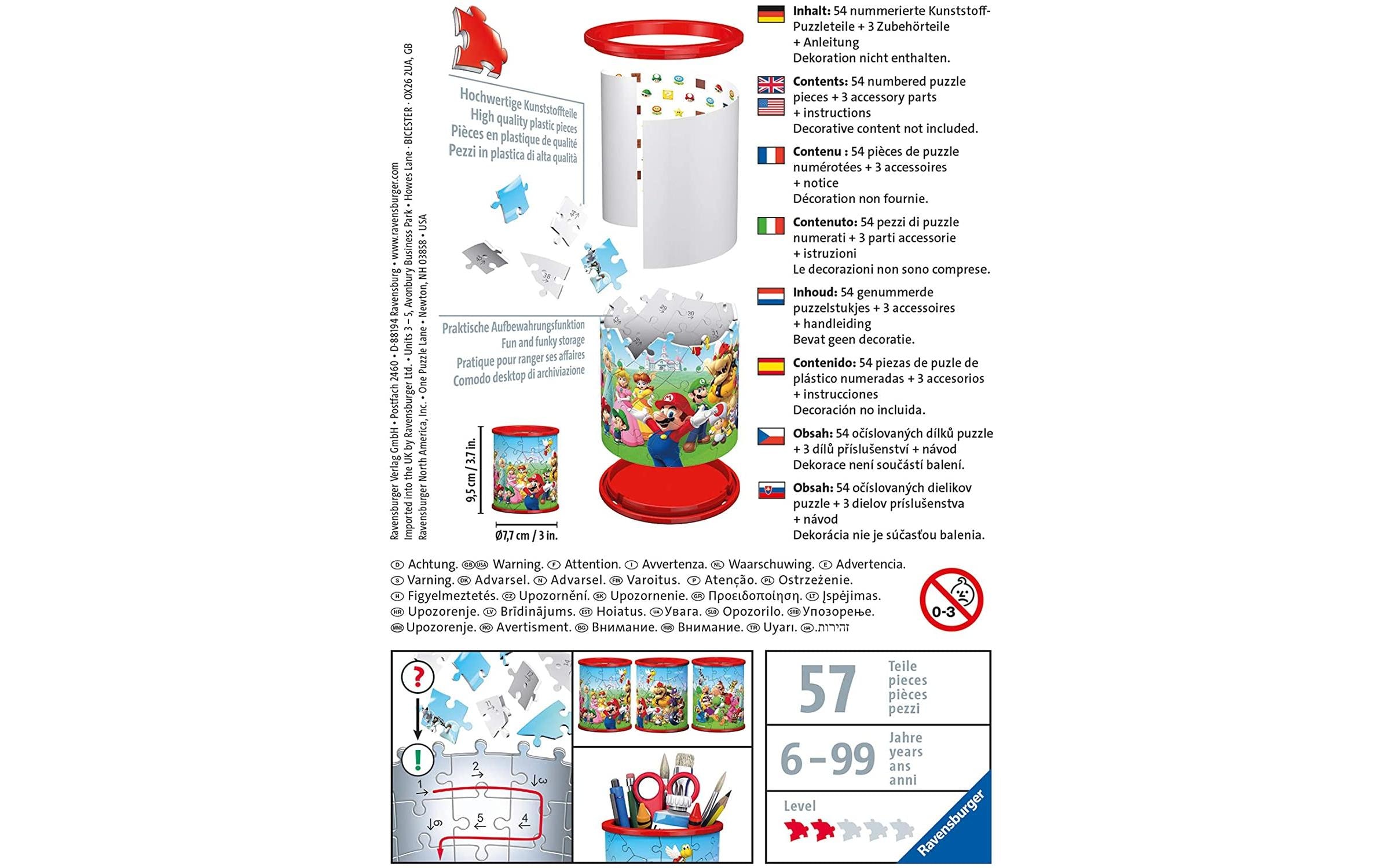 Ravensburger 3D-Puzzle »Super Mario Utensilo«, (54 tlg.)