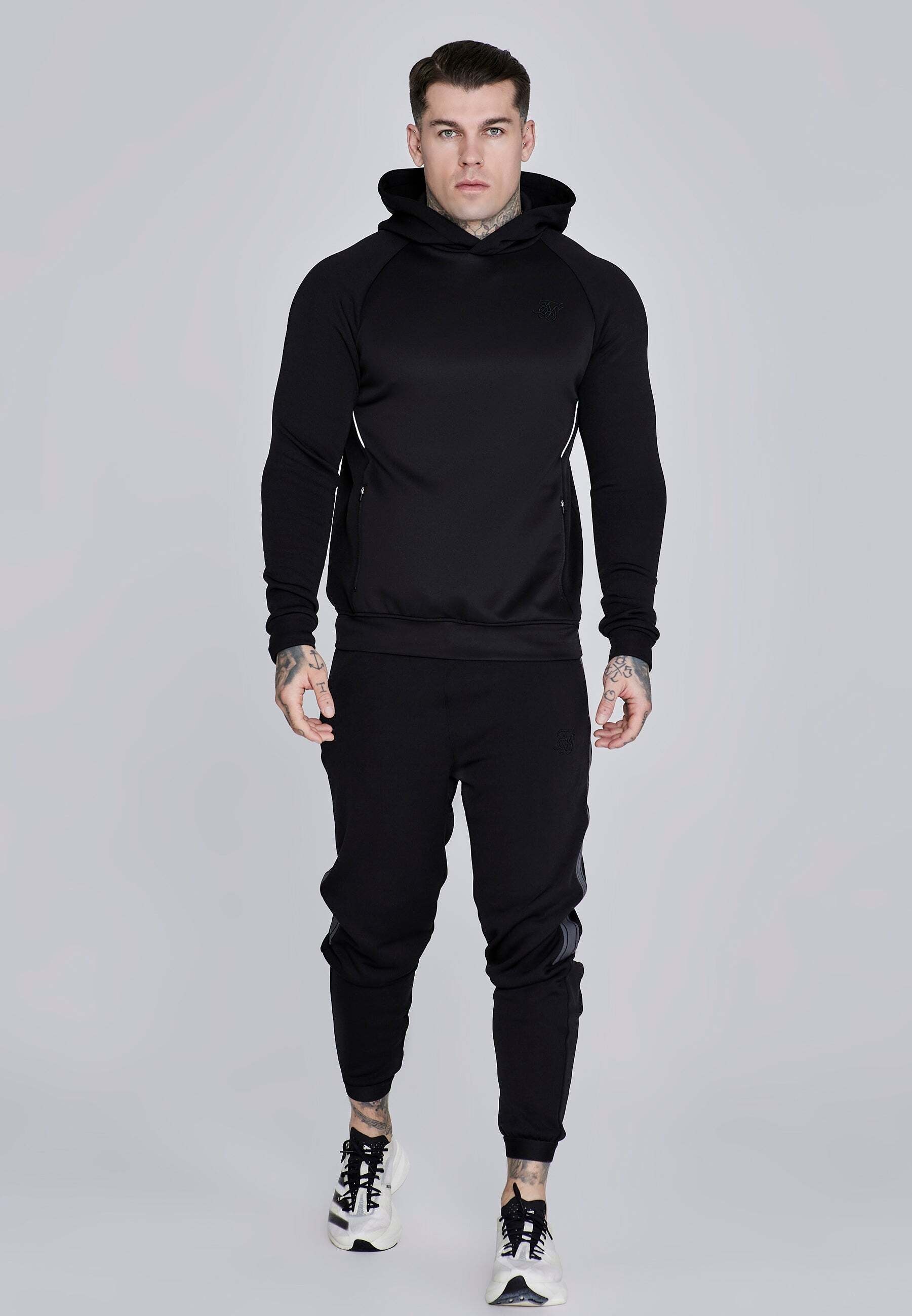 Siksilk Kapuzenpullover »Siksilk Kapuzenpullover Muscle Fit Hoodie«
