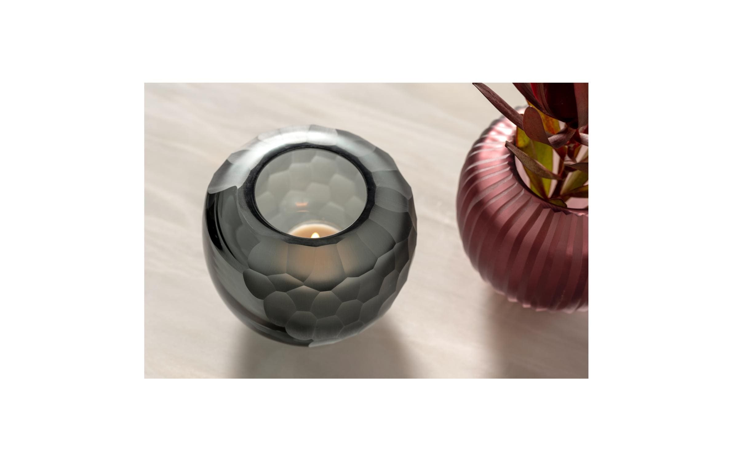 LEONARDO Dekovase »Vase Bellagio 10 cm, Anthr«