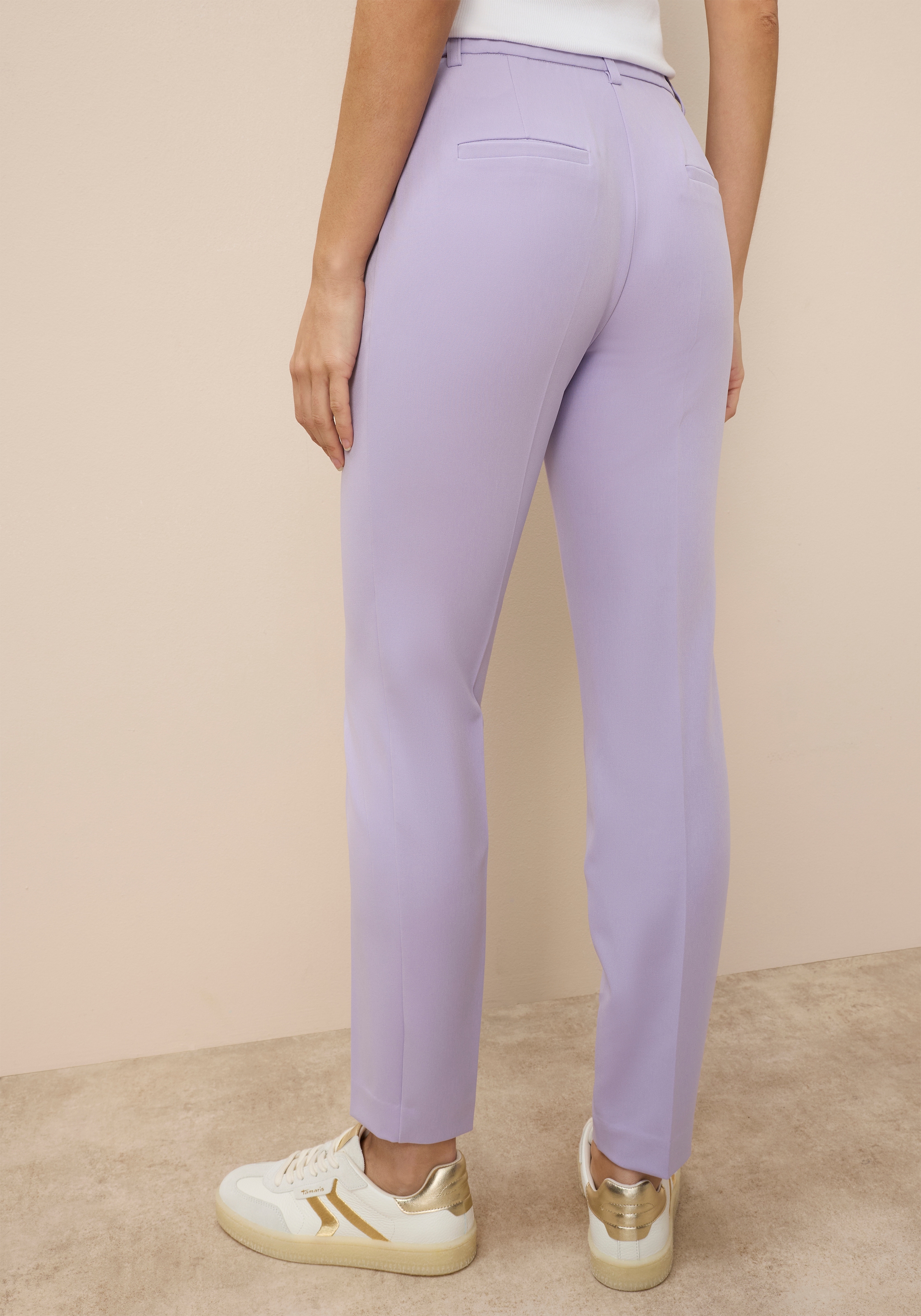 Tamaris Pantalon de costume  in Trendfarben - mit passendem Blazer