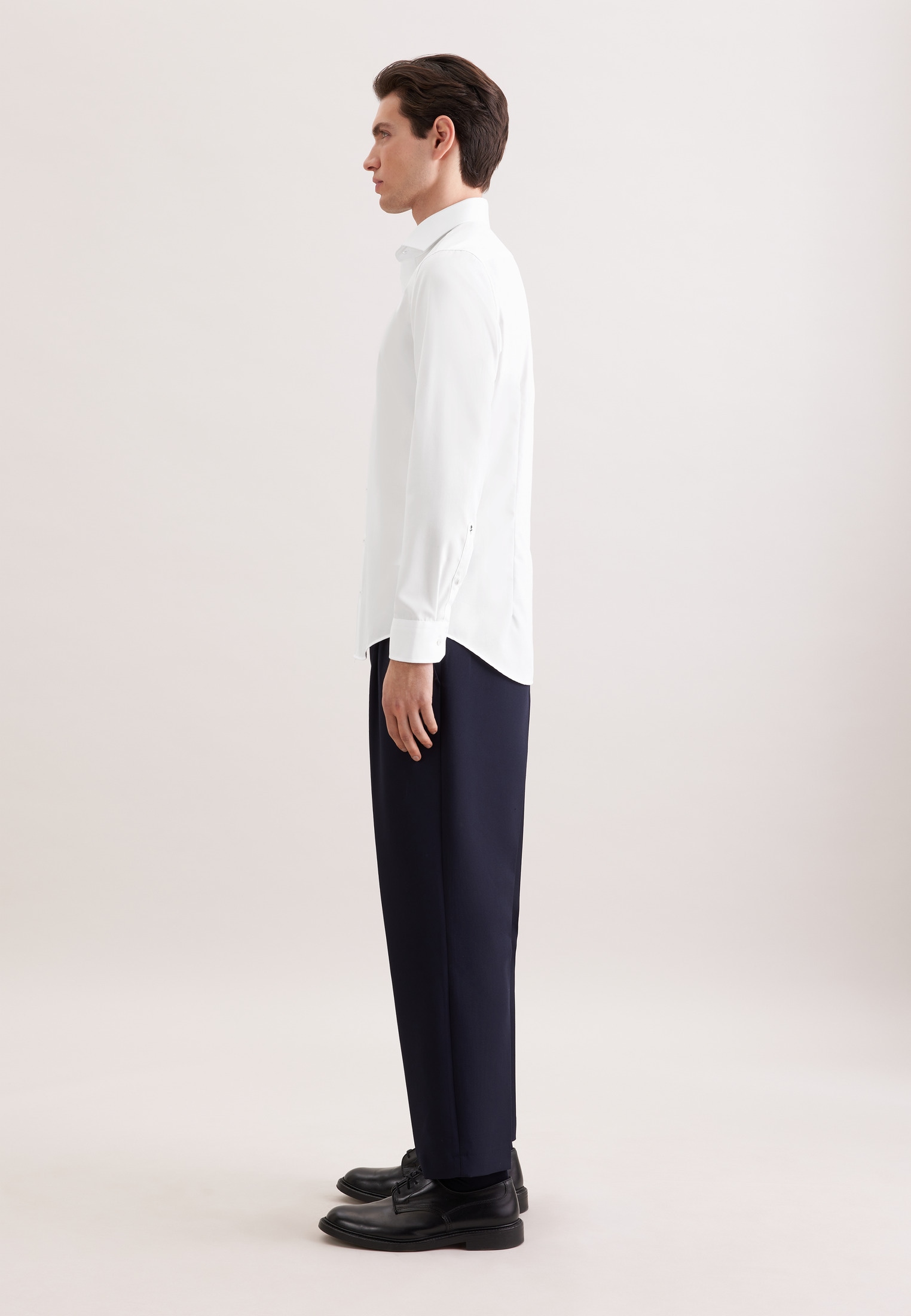 seidensticker Chemise d'affaires »Schwarze Rose« Slim 1/1 Kentkragen Uni