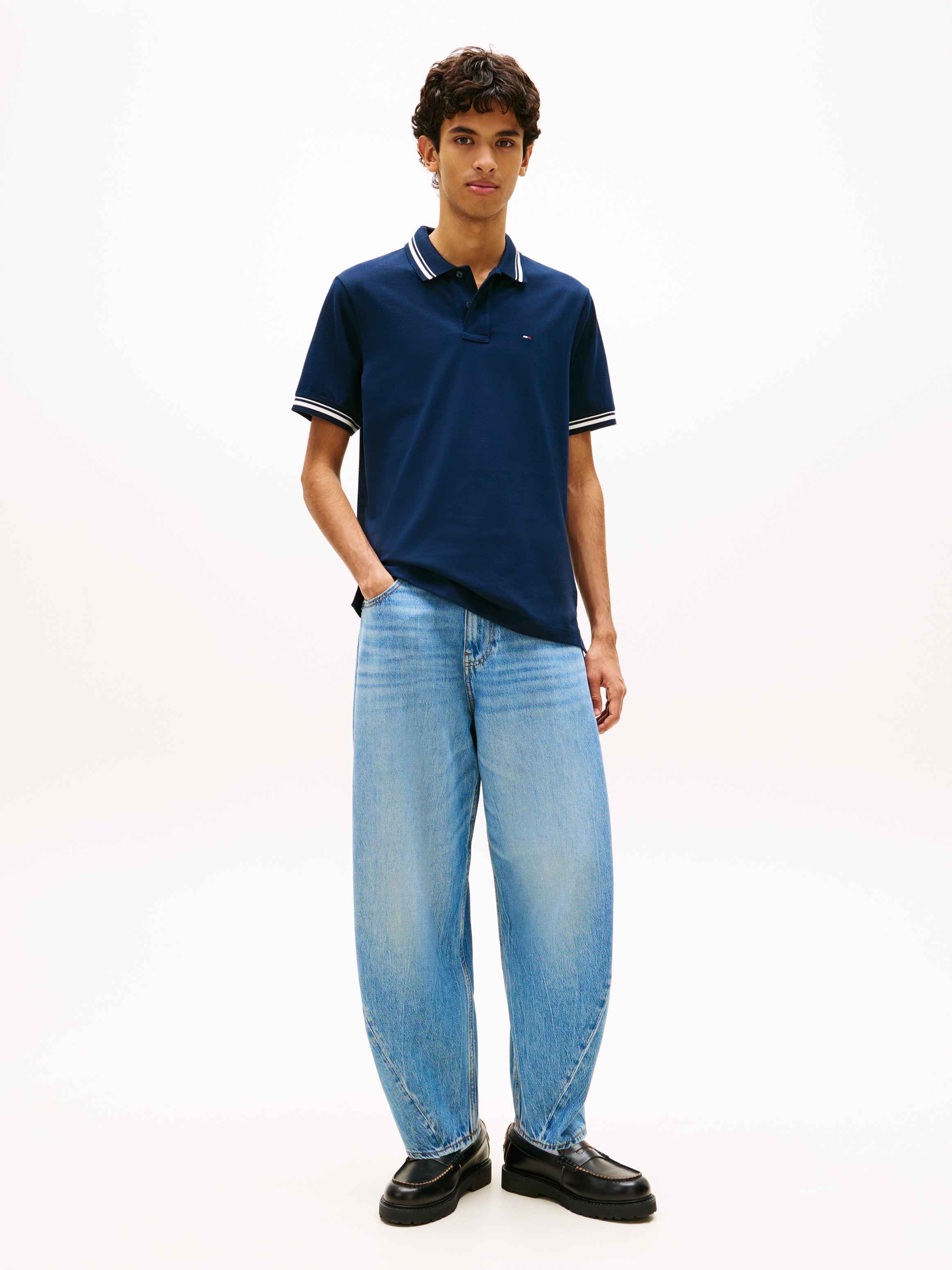 Tommy Jeans Polo »TJM REGULAR TIPPED« Regular fit mit Polokragen