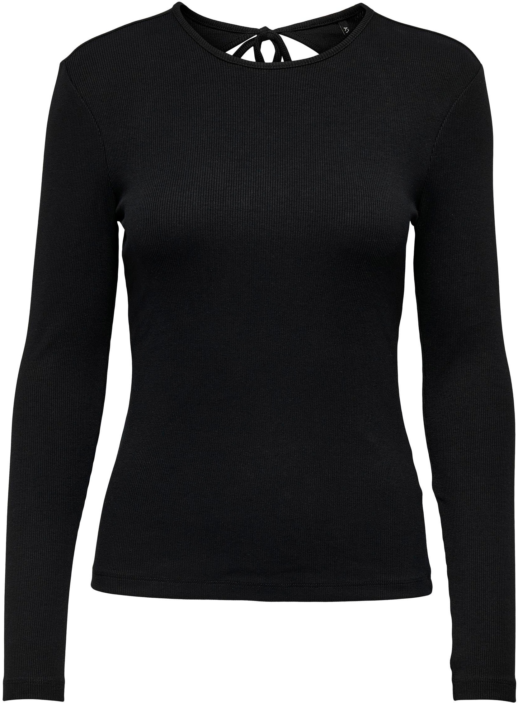 Image of Only Rundhalsshirt »ONLNULAN L/S OPEN BACK TOP JRS« bei Ackermann Versand Schweiz