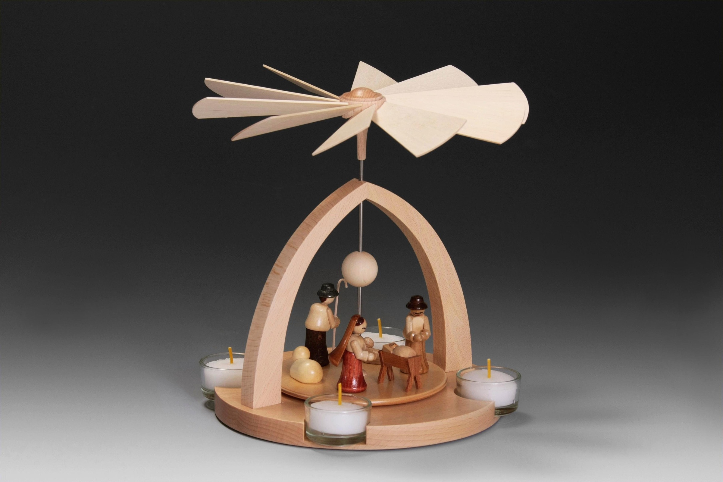 Image of Albin Preissler Weihnachtspyramide »Tischpyramide - Christi Geburt traditionell« bei Ackermann Versand Schweiz