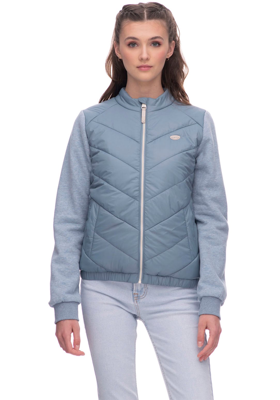 Ragwear Steppjacke »ZABAVA«, wärmende Steppqualität und Sweatware im Mix