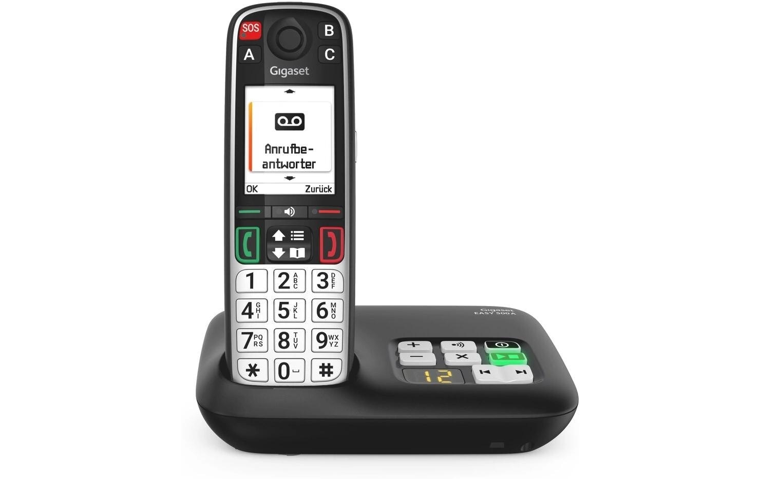 Gigaset Schnurloses DECT-Telefon »EASY 500A mit Anrufbeantworter« ( )