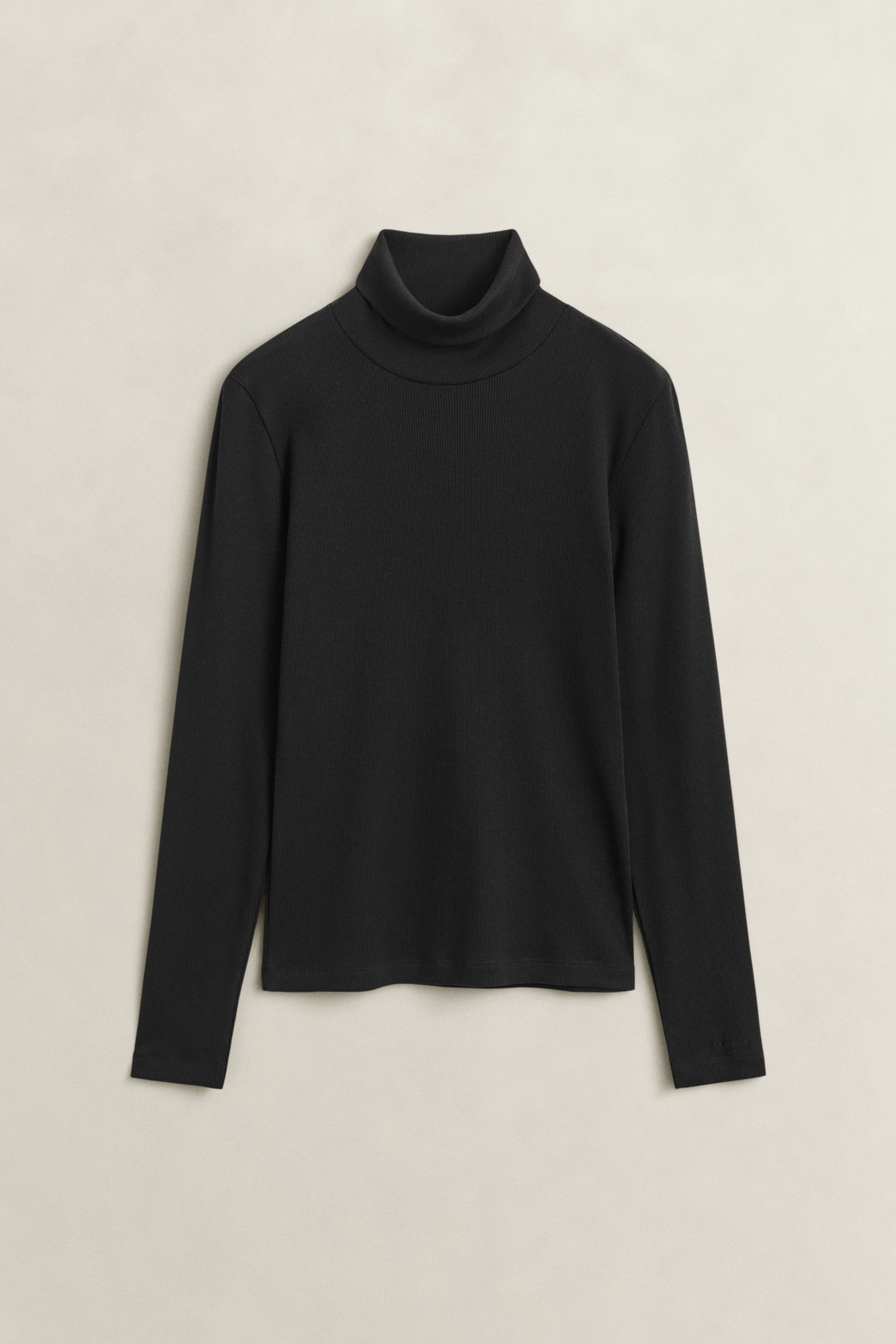 Image of Gant Rollkragenshirt gerippt, slim fit