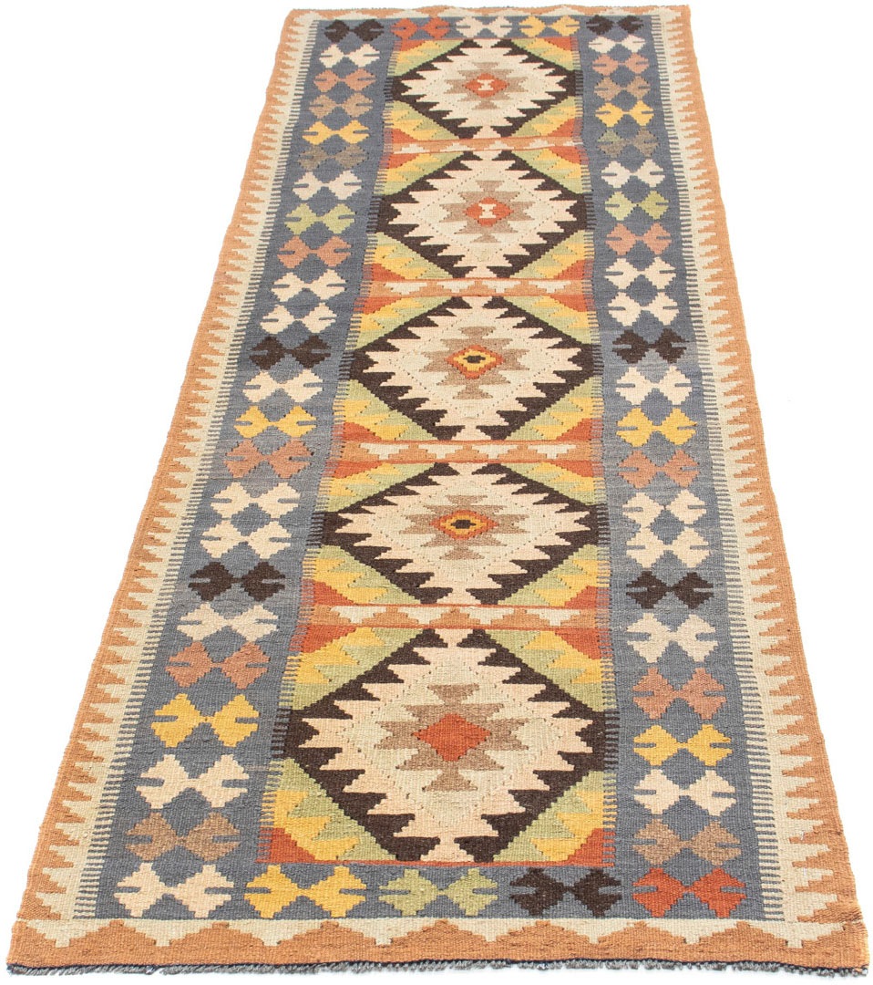 Image of morgenland Läufer »Kelim Medaillon Beige 230 x 69 cm«, rechteckig, 0,4 mm Höhe, OrientOptik bei Ackermann Versand Schweiz