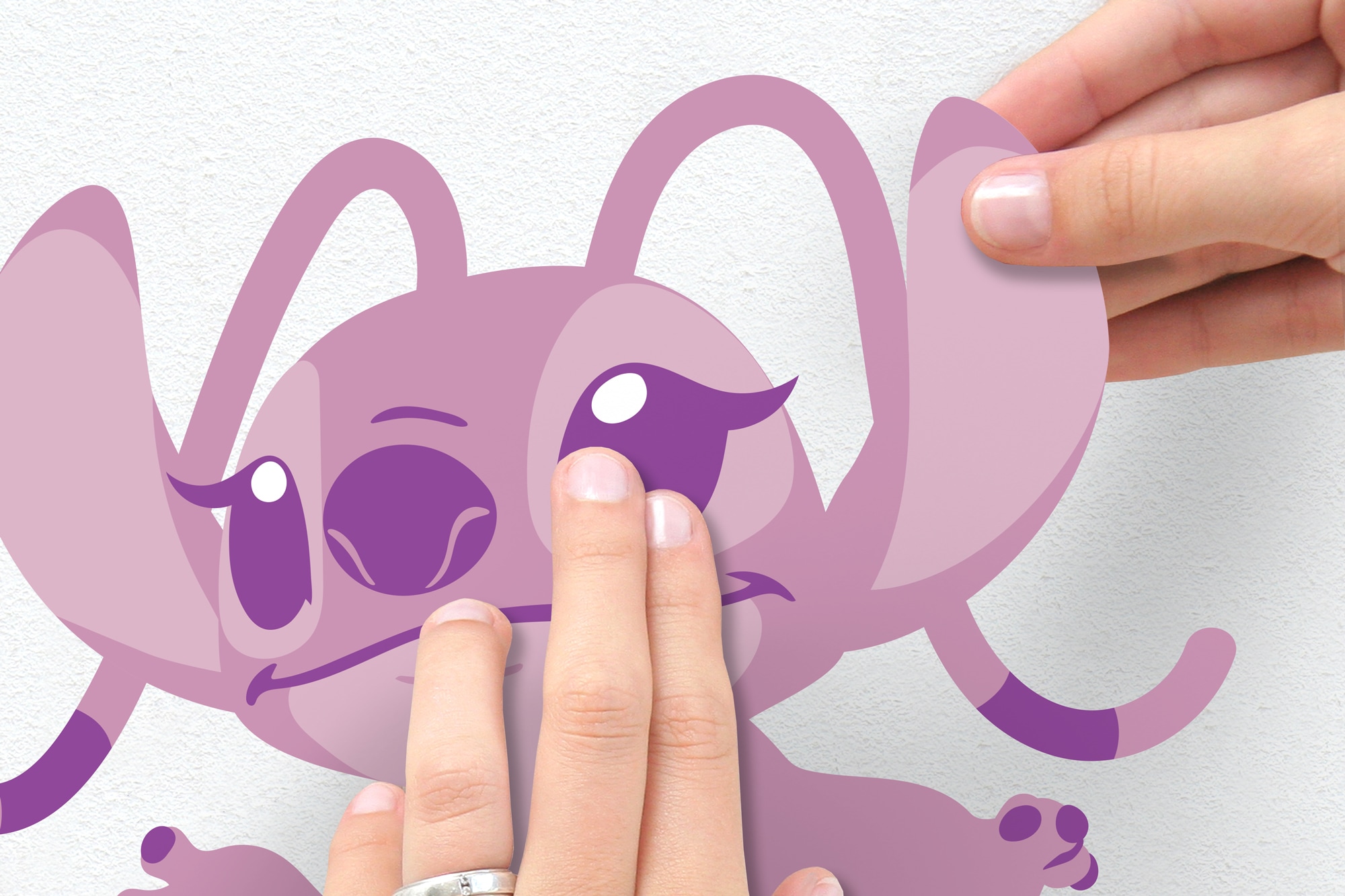 Komar Wandtattoo »Stitch World - Grösse 50 x 70 cm«, (35 St.), selbstklebend, Wandsticker, Kinderzimmer