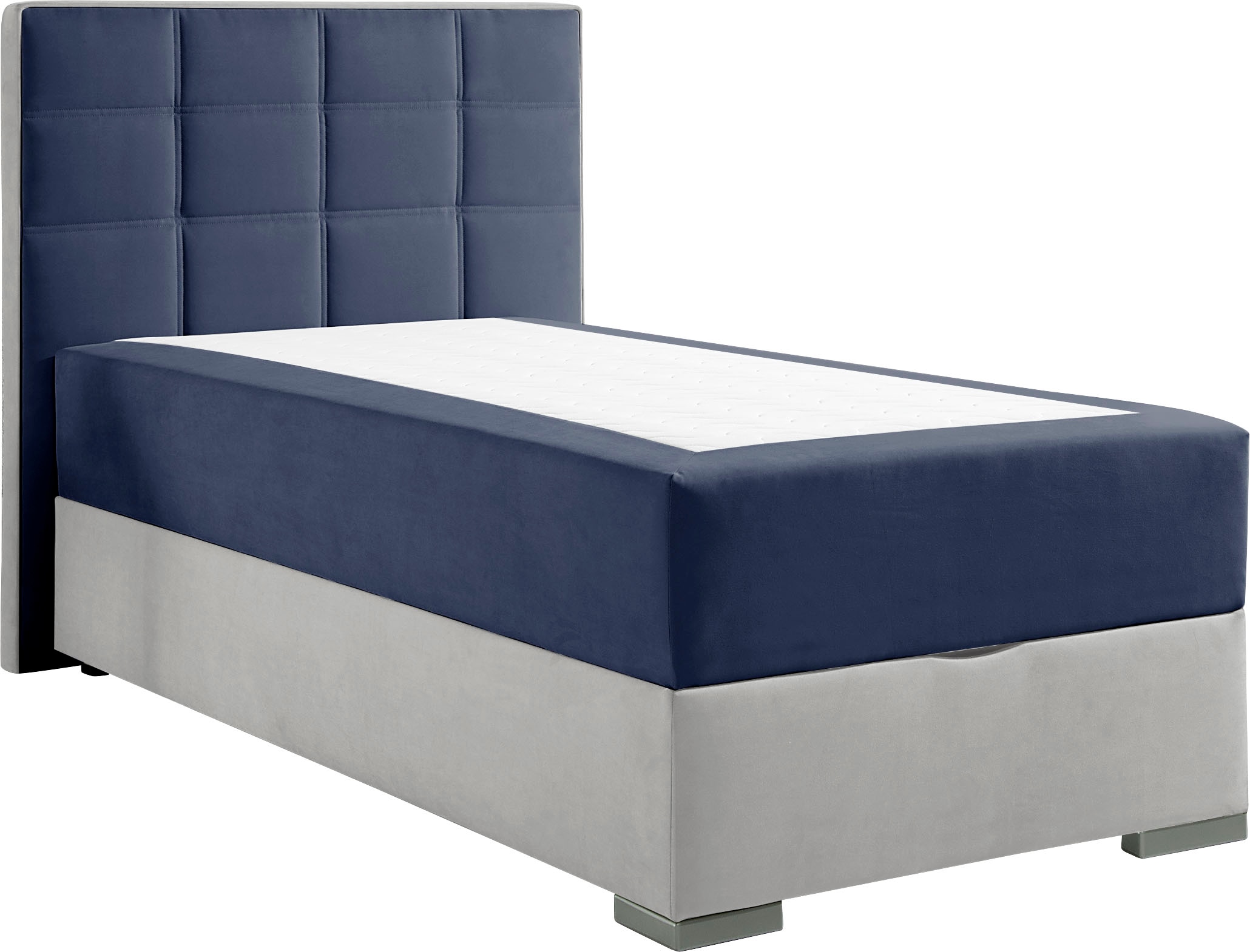 Maintal Boxspringbett mit Bettkasten und Topper