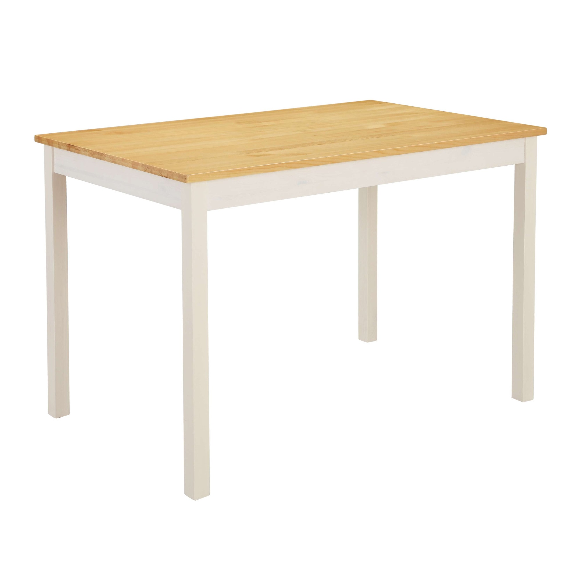 GOODproduct Ensemble de salle à manger »Willow« Ensemble, Esstisch mit 4 Stühlen, 5 tlg. Esstisch mit 4 Stühlen, aus massivem Kiefernholz