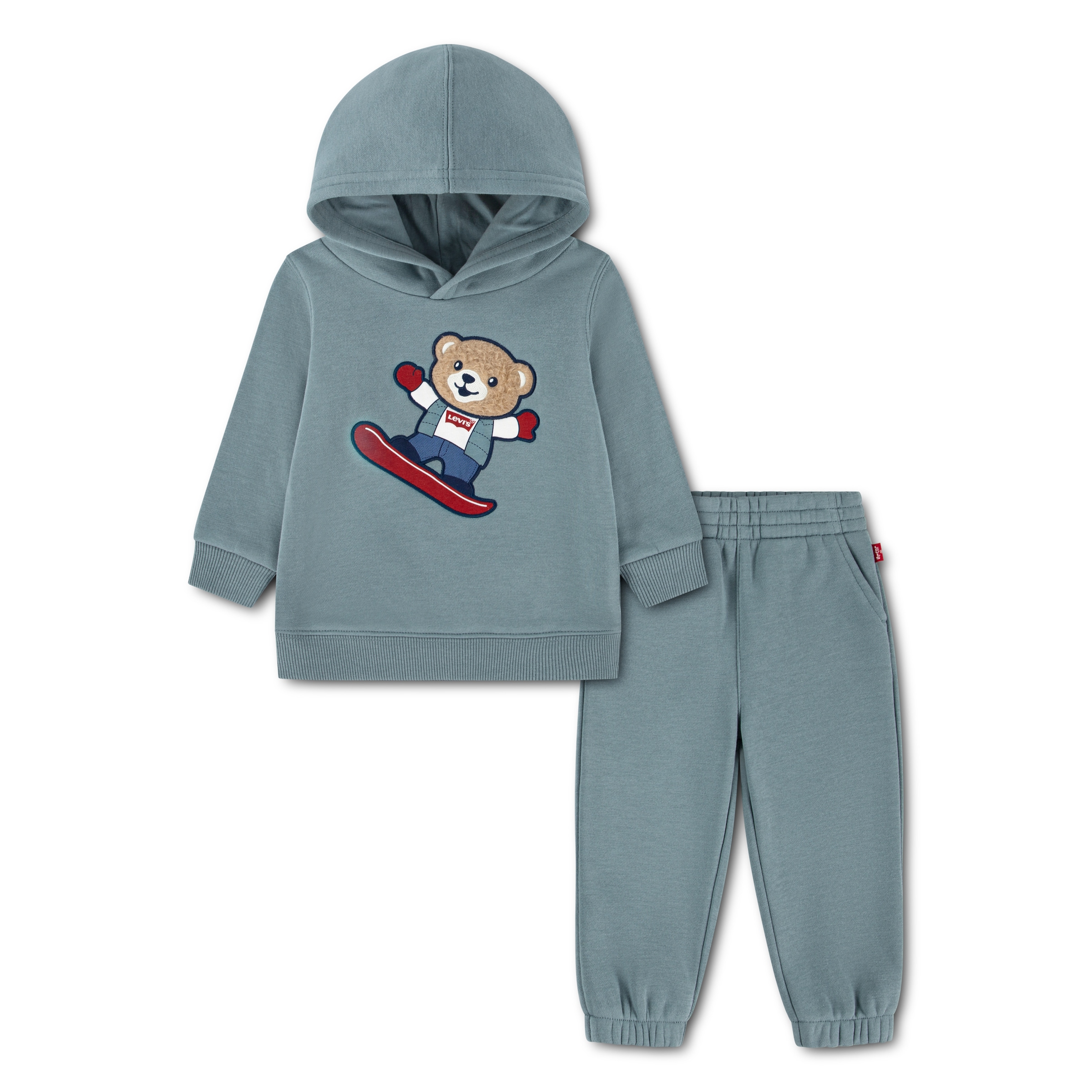 Image of Levis Kids Kapuzensweatshirt "LVB BEAR KNIT SET", 2 und Jogginghose/ Jogginganzug for BOYS