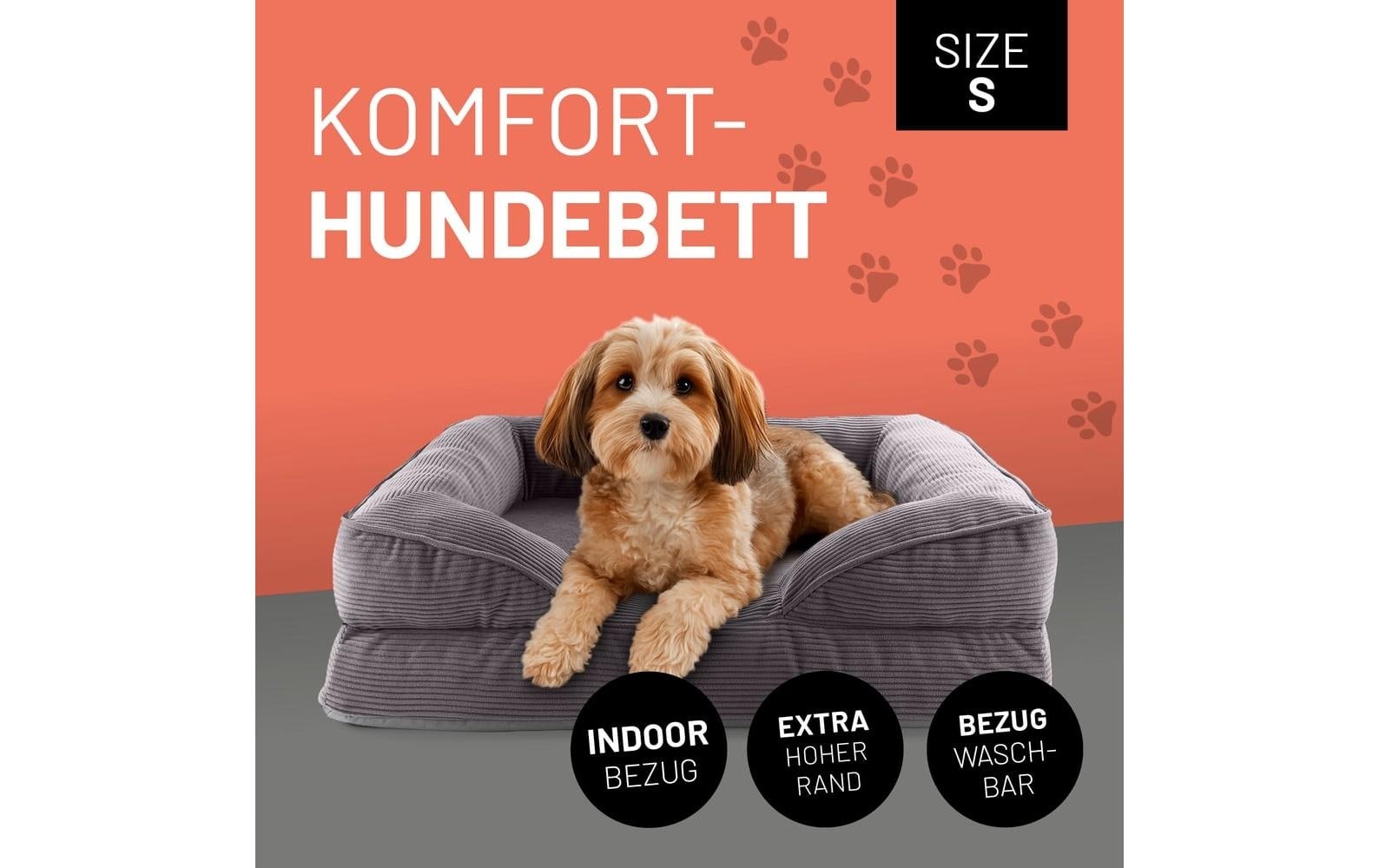 Lumaland Hundebett »Indoor Cord S«
