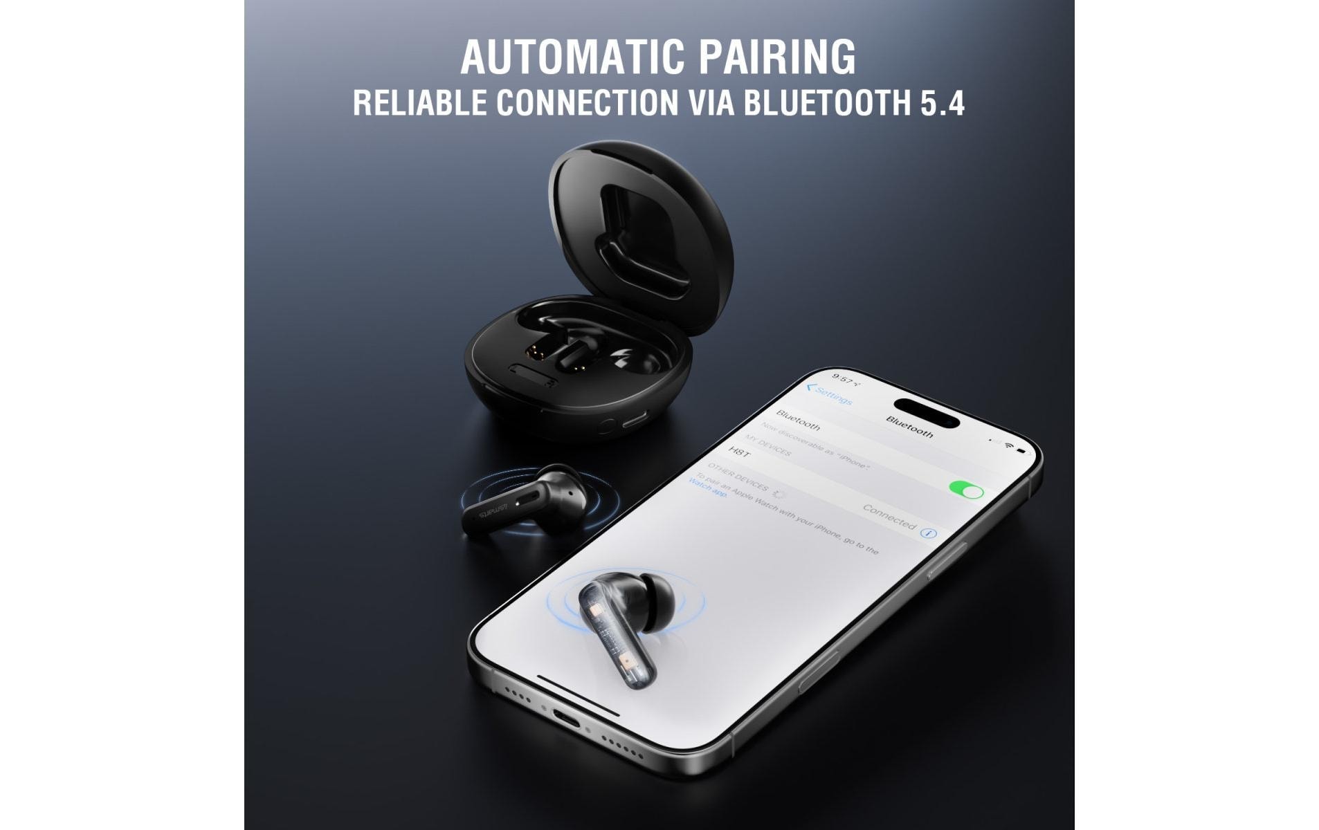 4smarts In-Ear-Kopfhörer »SkyBuds Screen ANC«