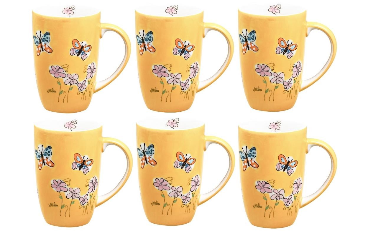 Image of Mila Cappuccinotasse »Schmetterlinge 230« bei Ackermann Versand Schweiz
