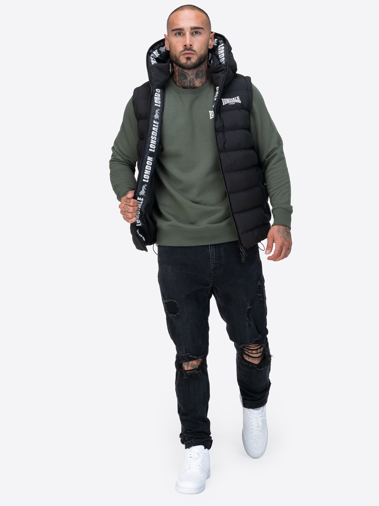 Lonsdale Gilet matelassé »LYDFORD« 1 cuis tlg.