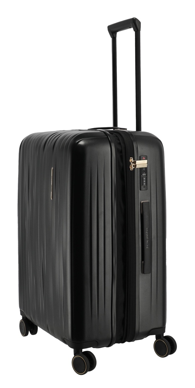 travelite Hartschalen-Trolley »BARBARA NOVELTY Reisekoffer Hartschale« 68 l 4 Rollen Volumenerweiterung – stilvolles Reisegepäck