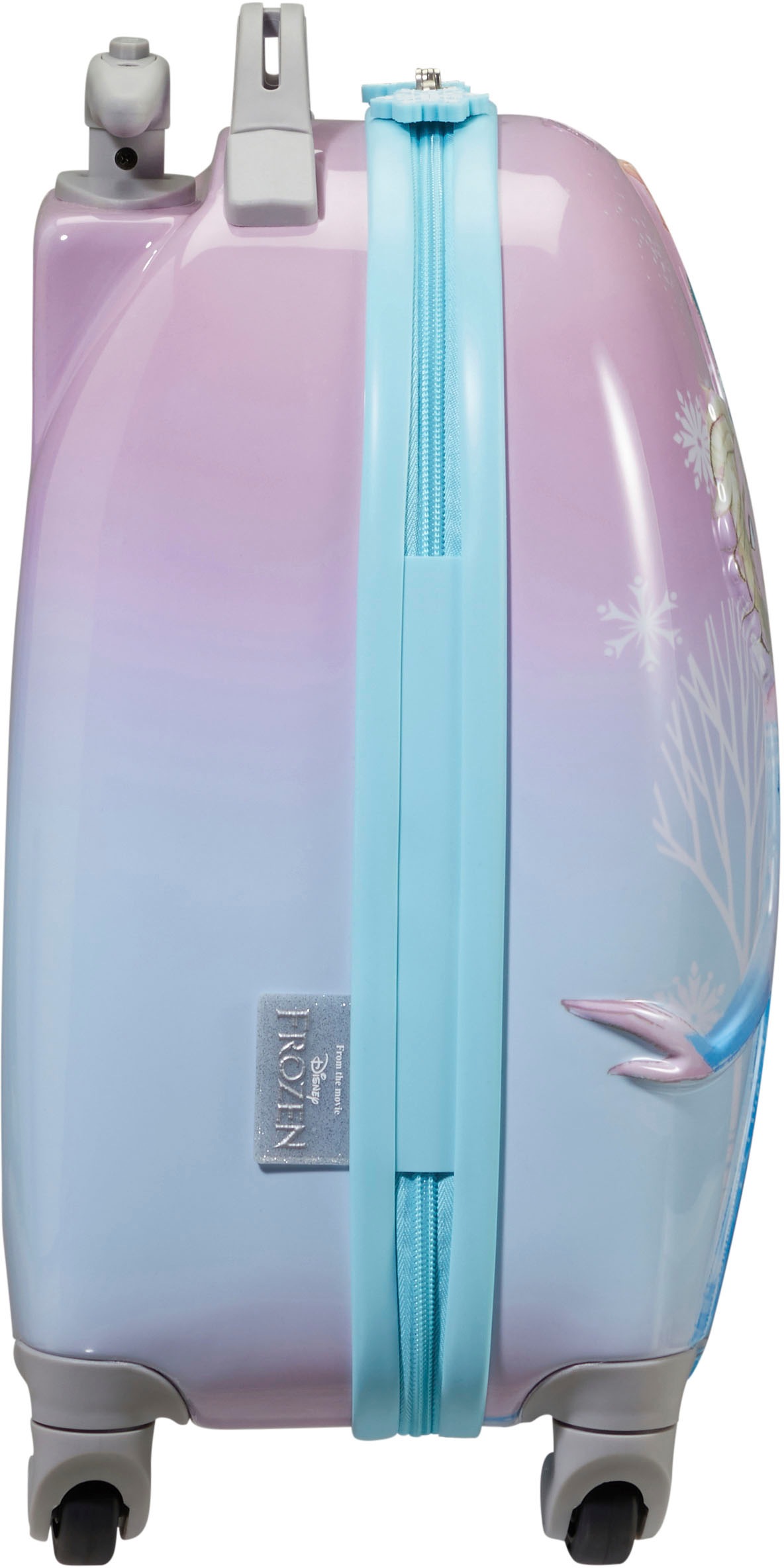 Samsonite Kinderkoffer »Disney Ultimate 2.0, 46 cm, Frozen«, 4 Rollen, Kinderreisekoffer Kindertrolley Handgepäck Hartschalenkoffer