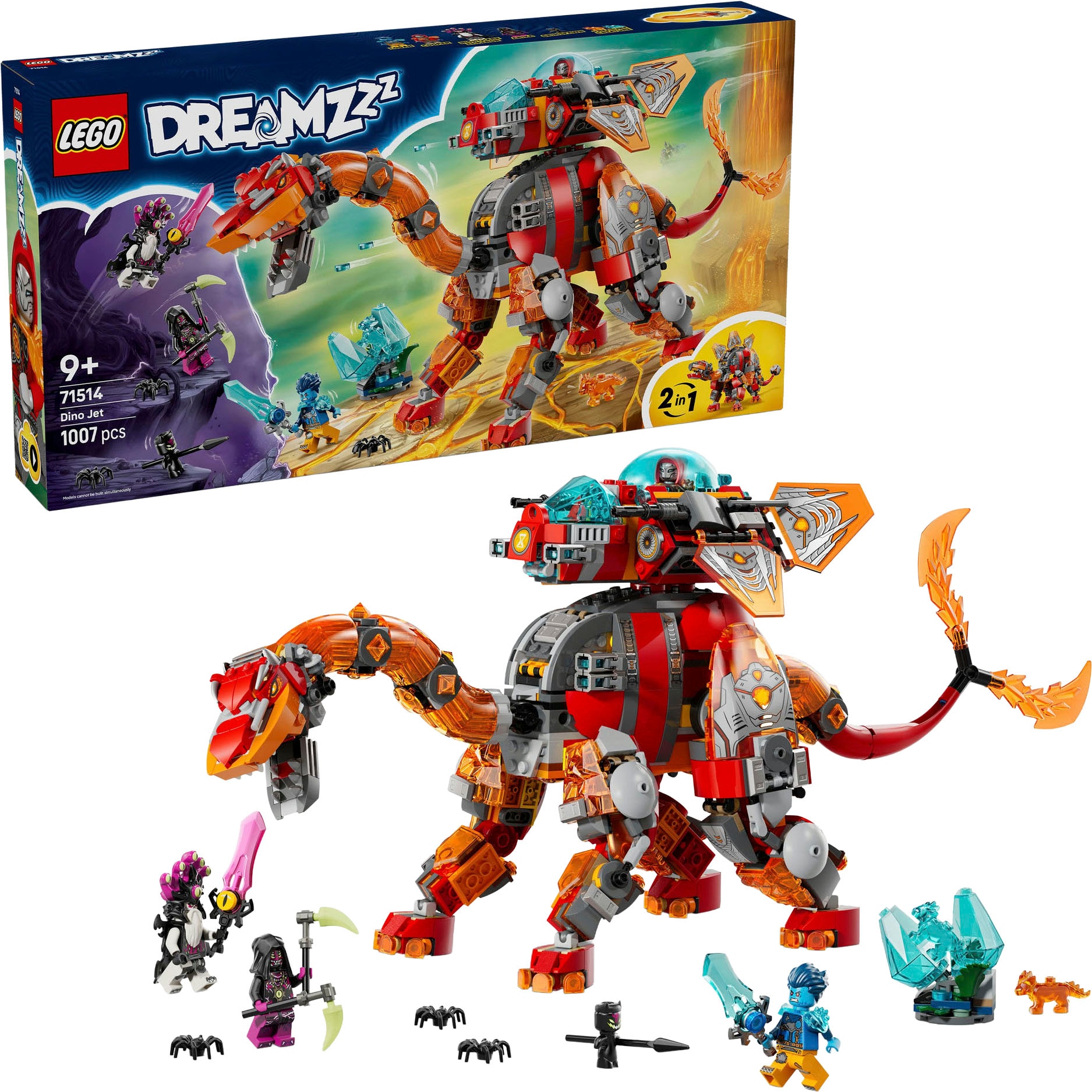 Image of LEGO Konstruktionsspielsteine "Dino-Düsenflieger (71514), LEGO DREAMZzz" Made in Europe