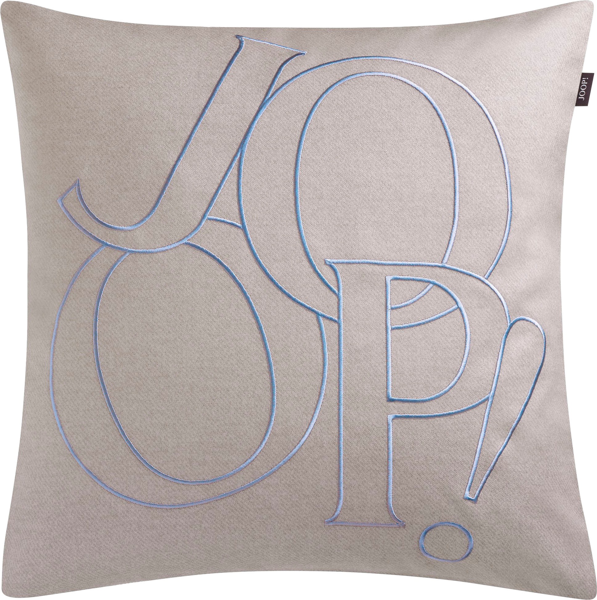 Image of Joop! Dekokissen »JOOP! STATEMENT«, (1 St.), mit abstrakt angeordnetem JOOP! Logo-Muster bei Ackermann Versand Schweiz