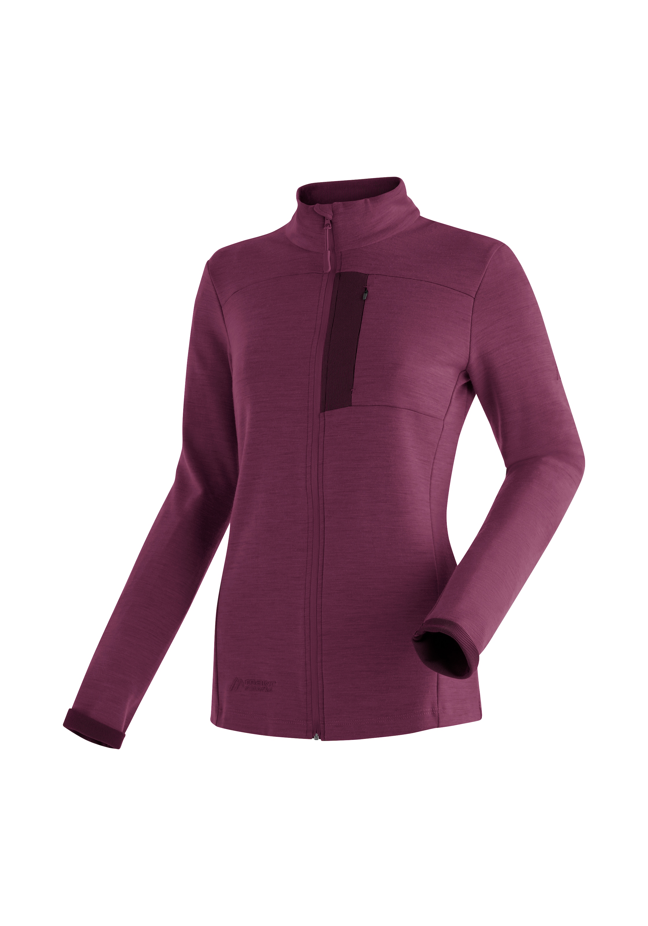 ♕ Maier Sports Funktionsshirt »Skutvik W«, Midlayer-Jacke für Damen, ideal  für Outdoor-Aktivitäten versandkostenfrei kaufen