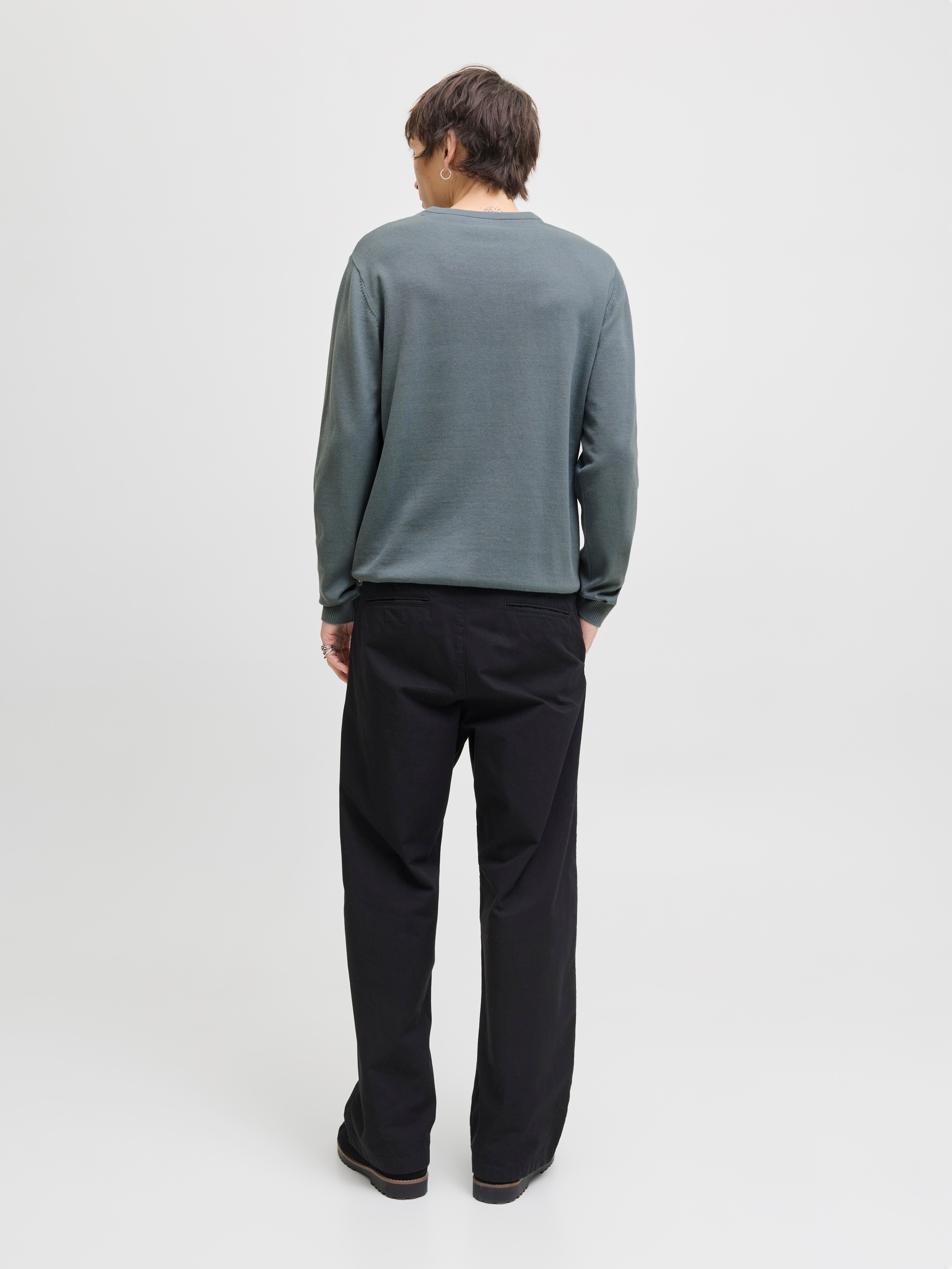 Jack & Jones Rundhalspullover »JJEBASIC KNIT CREW NECK NOOS«