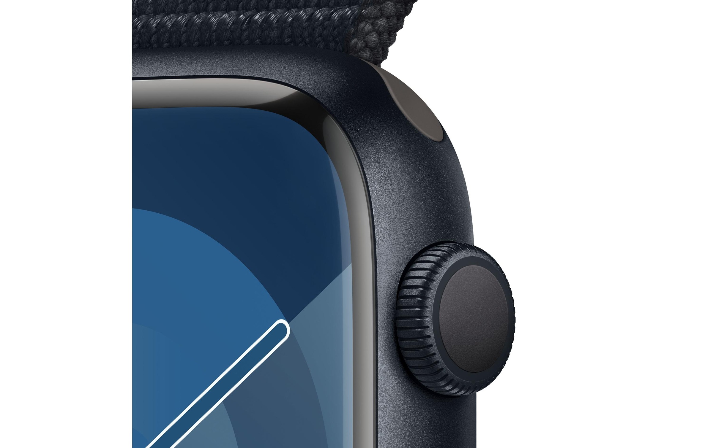 Apple Smartwatch »Series 9, GPS, Aluminium-Gehäuse mit Sport Loop Armband«, Watch OS 10, 64 GB,)