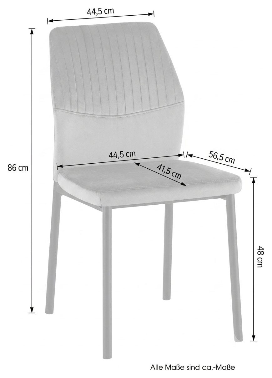 GOODproduct Ensemble de salle à manger »Freya, Set, 4-tlg.« Ensemble, 4 tlg. Table à manger ronde 90 cm en pierre frittée, cuivre noir avec 3 chaises en velours