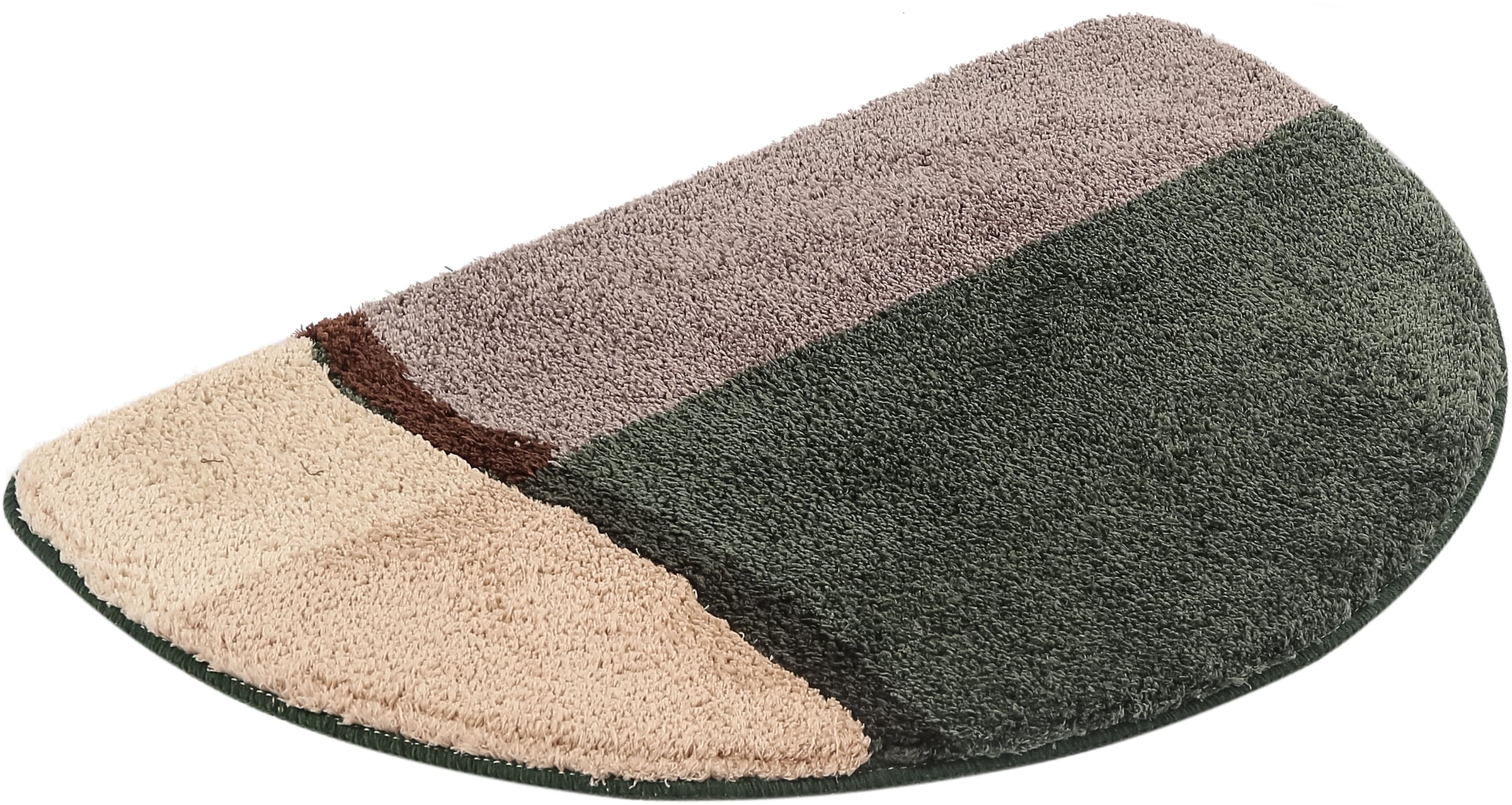 GOODproduct Tapis de bain »Belio, Badvorleger, Badezimmer Teppich« Höhe 20 mm revêtement antidérapant Badematte, Badteppich, Badematten auch als 2 tlg. Set erhältlich, bunt