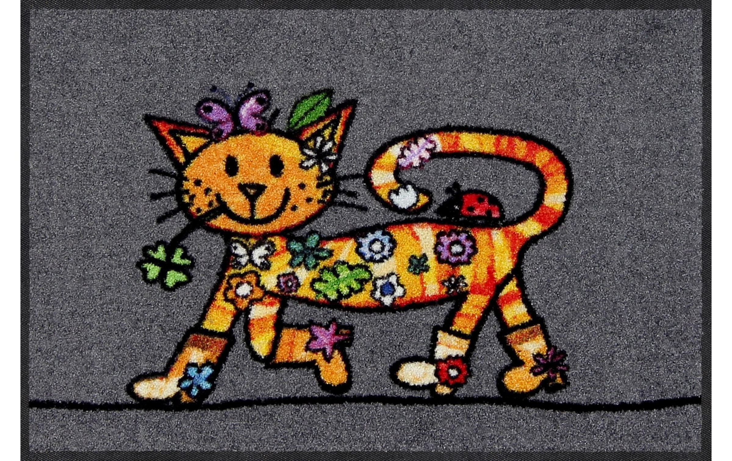 Image of Salonloewe Fussmatte "Funky Cat 50 cm x 75 cm"