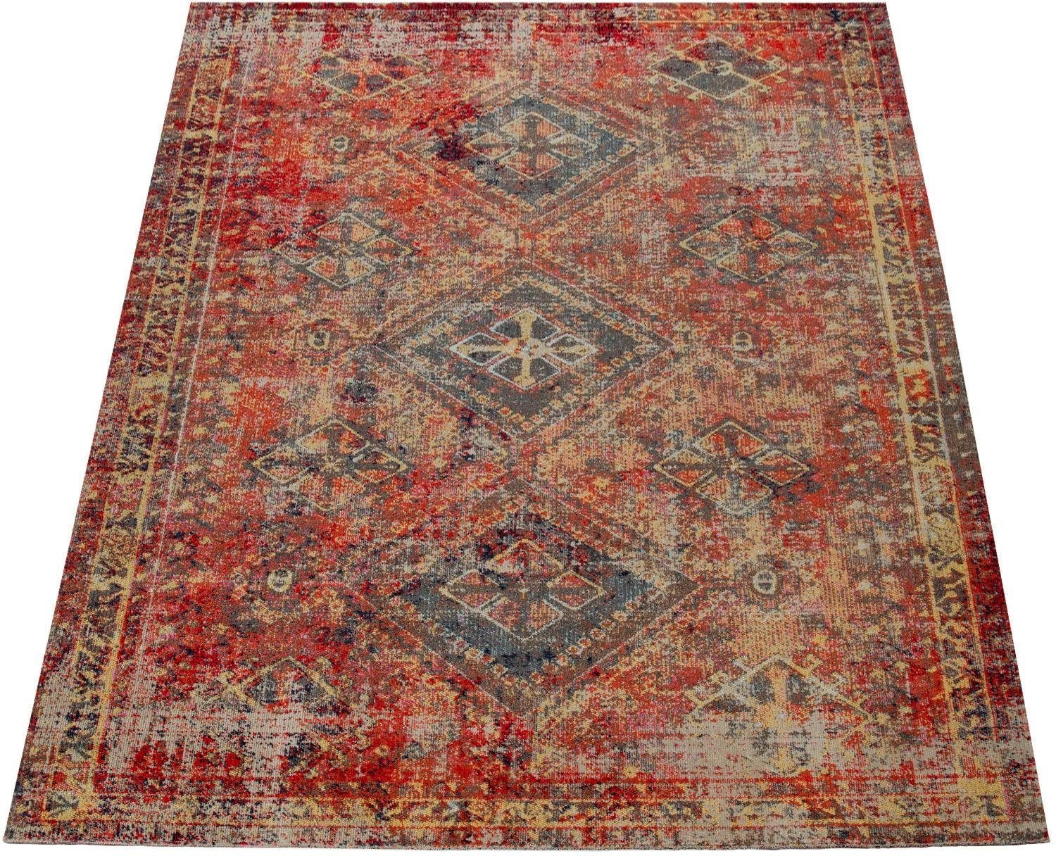 Image of Paco Home Teppich »Artigo 432«, rechteckig, 4 mm Höhe, Orient-Optik, Vintage Design, In- und Outdoor geeignet, Wohnzimmer bei Ackermann Versand Schweiz