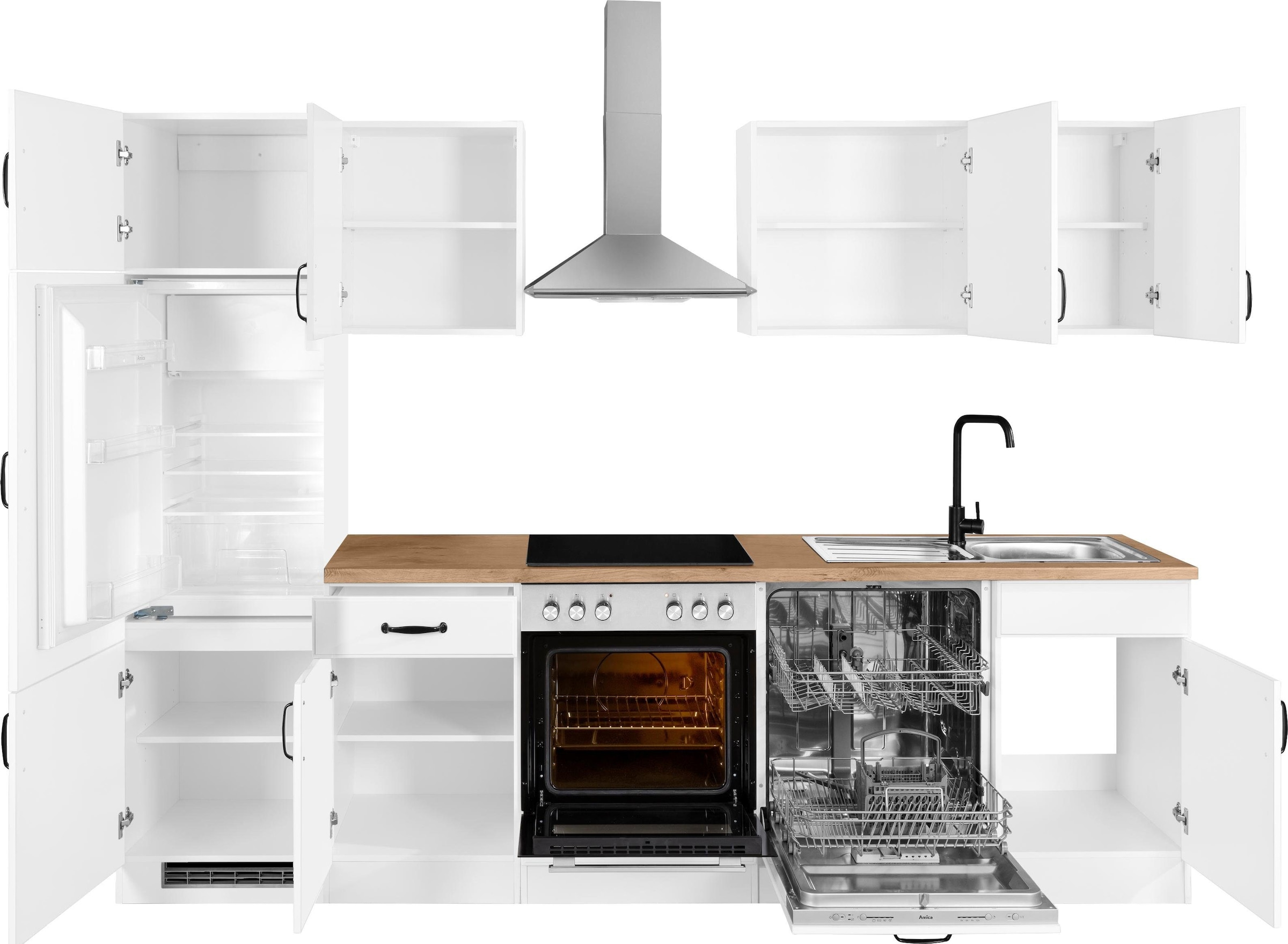 wiho Küchen Küchenzeile »Erla«, ohne E-Geräte, Breite 280 cm jetzt kaufen