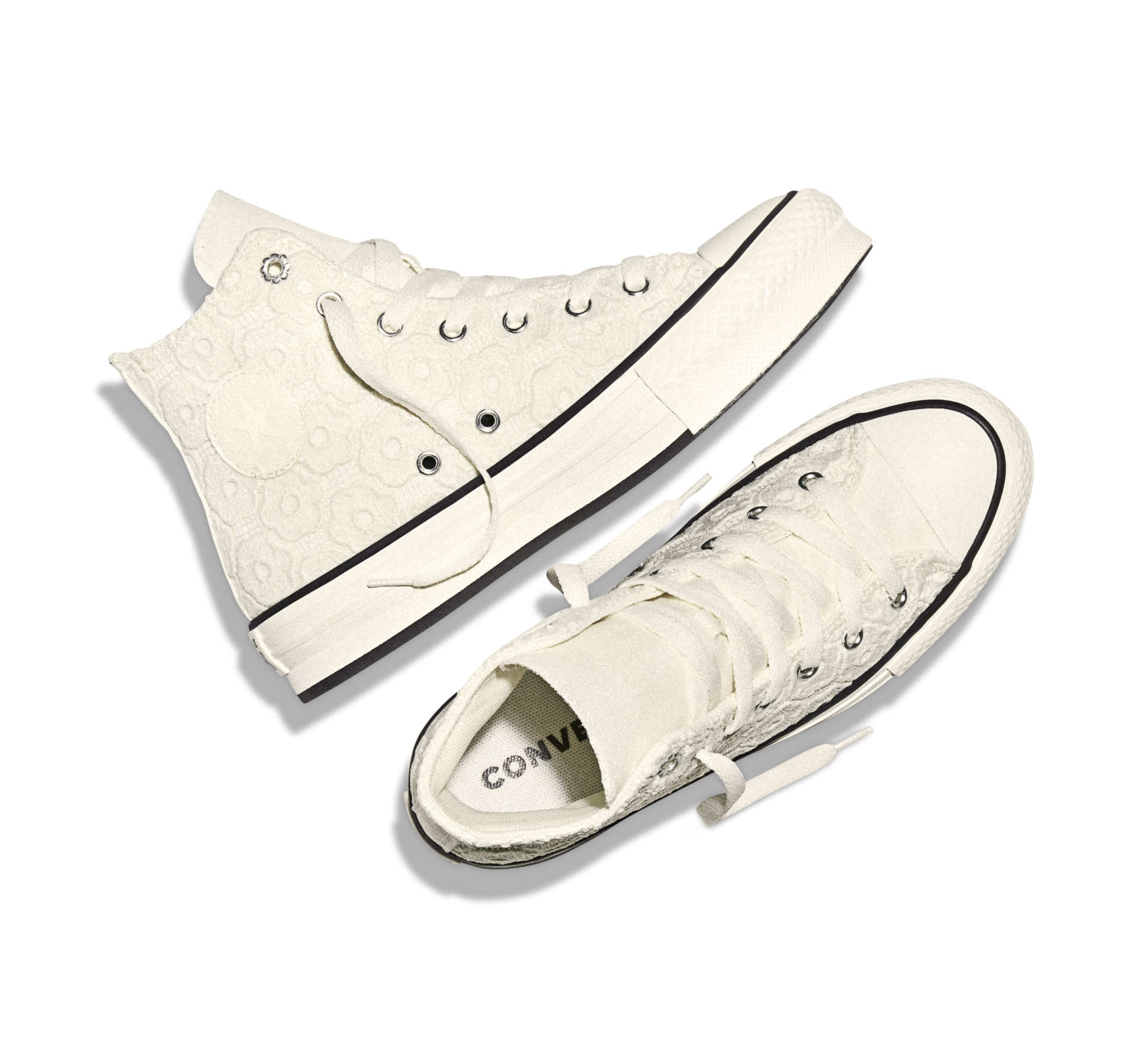 Converse Sneaker »CHUCK TAYLOR ALL STAR EVA LIFT PLATFORM FLORAL CROCHET«  für Alltag, sportlicher Stil, für Teens