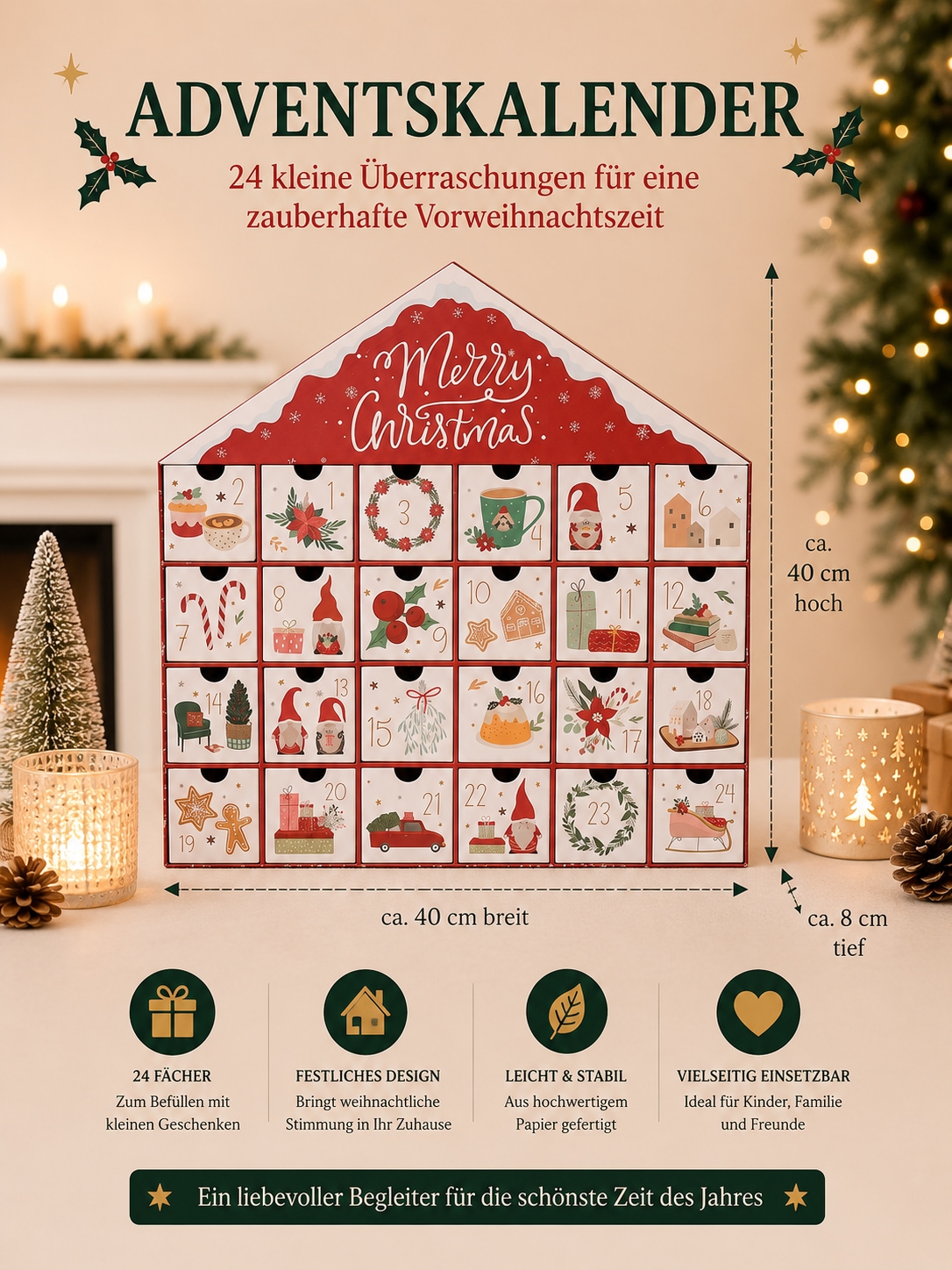 GOODproduct Adventskalender »Adventskalender« Es liegt keine Altersempfehlung vor