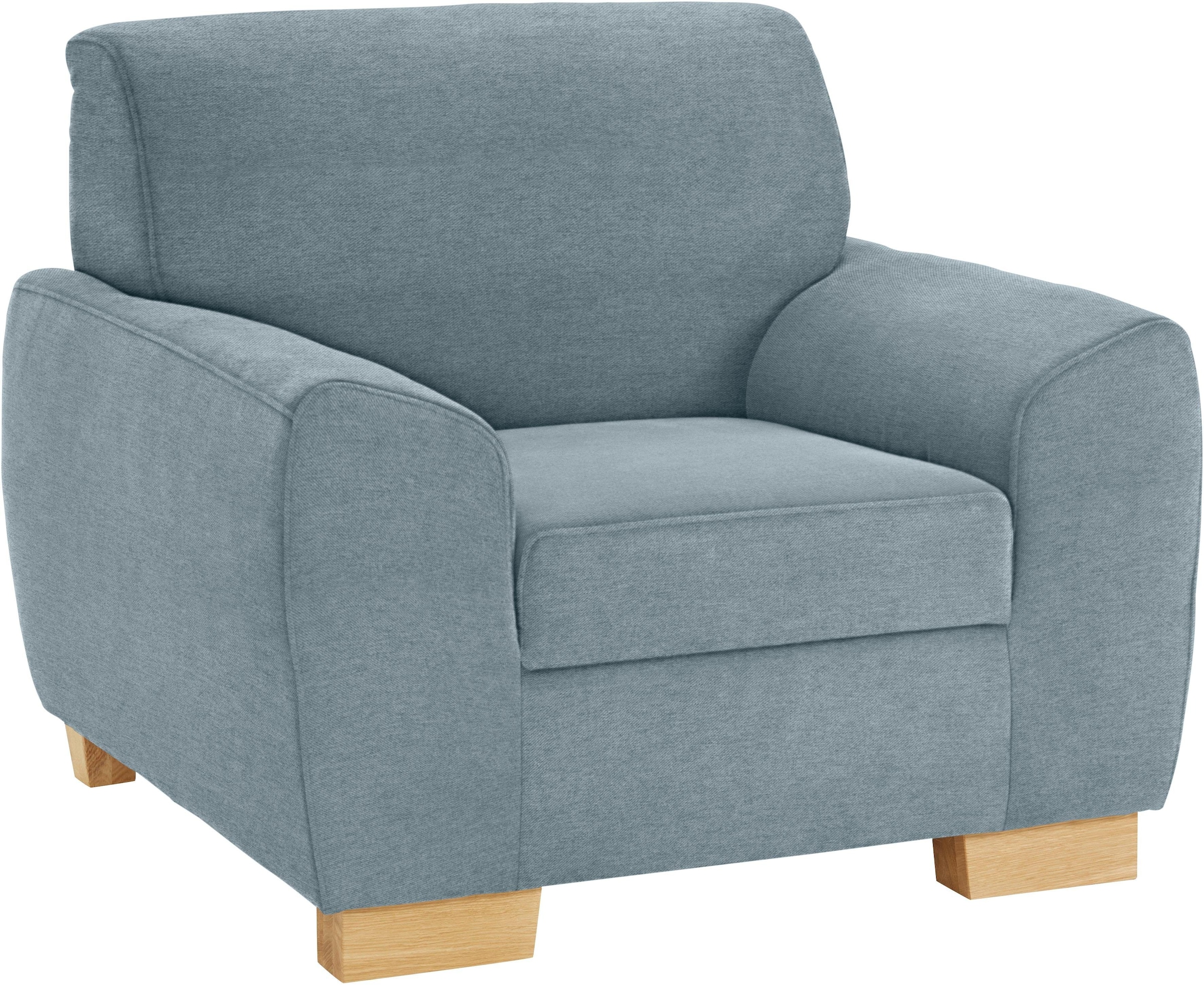 DOMO collection Sessel »Incanto, kubische Formensprache, komfortabel, flache Armlehnen«