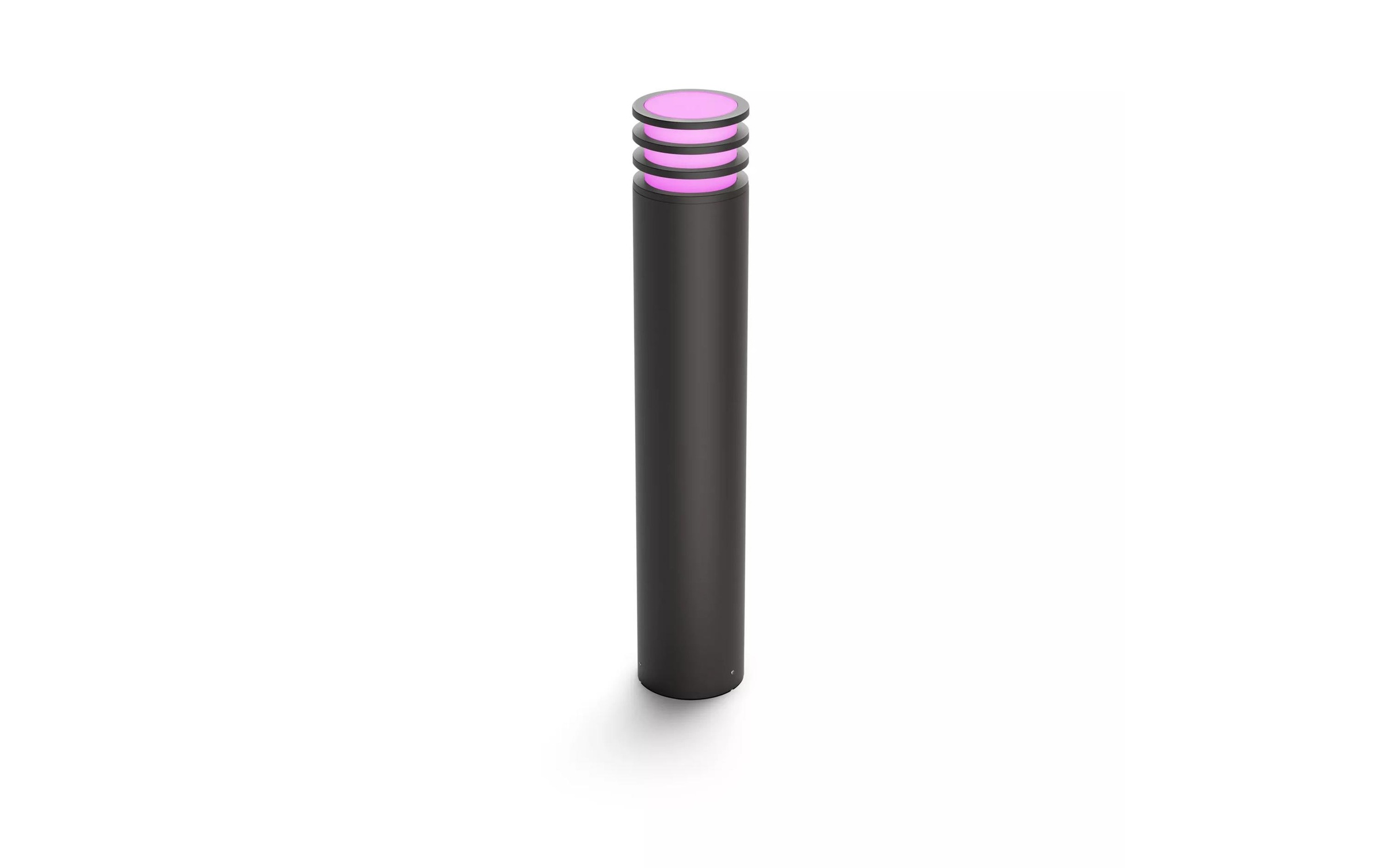 Image of Philips Hue Sockelleuchte "Gartenlicht Lucca 1100 lm Anthrazit" LED-Modul RGB