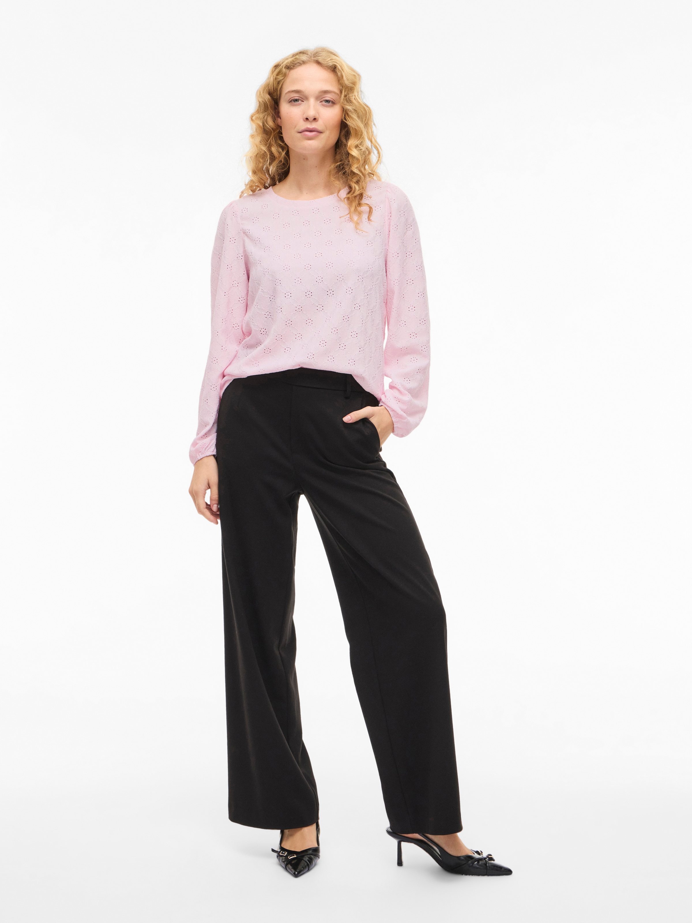 Vila T-shirt à manches longues »VIASTA O-NECK L/S TOP - NOOS«